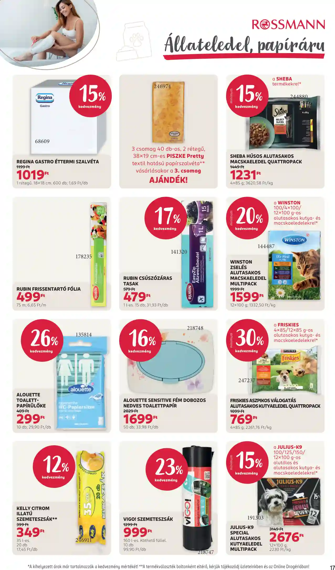 Rossmann akciós újság 2. hét (9 oldal)