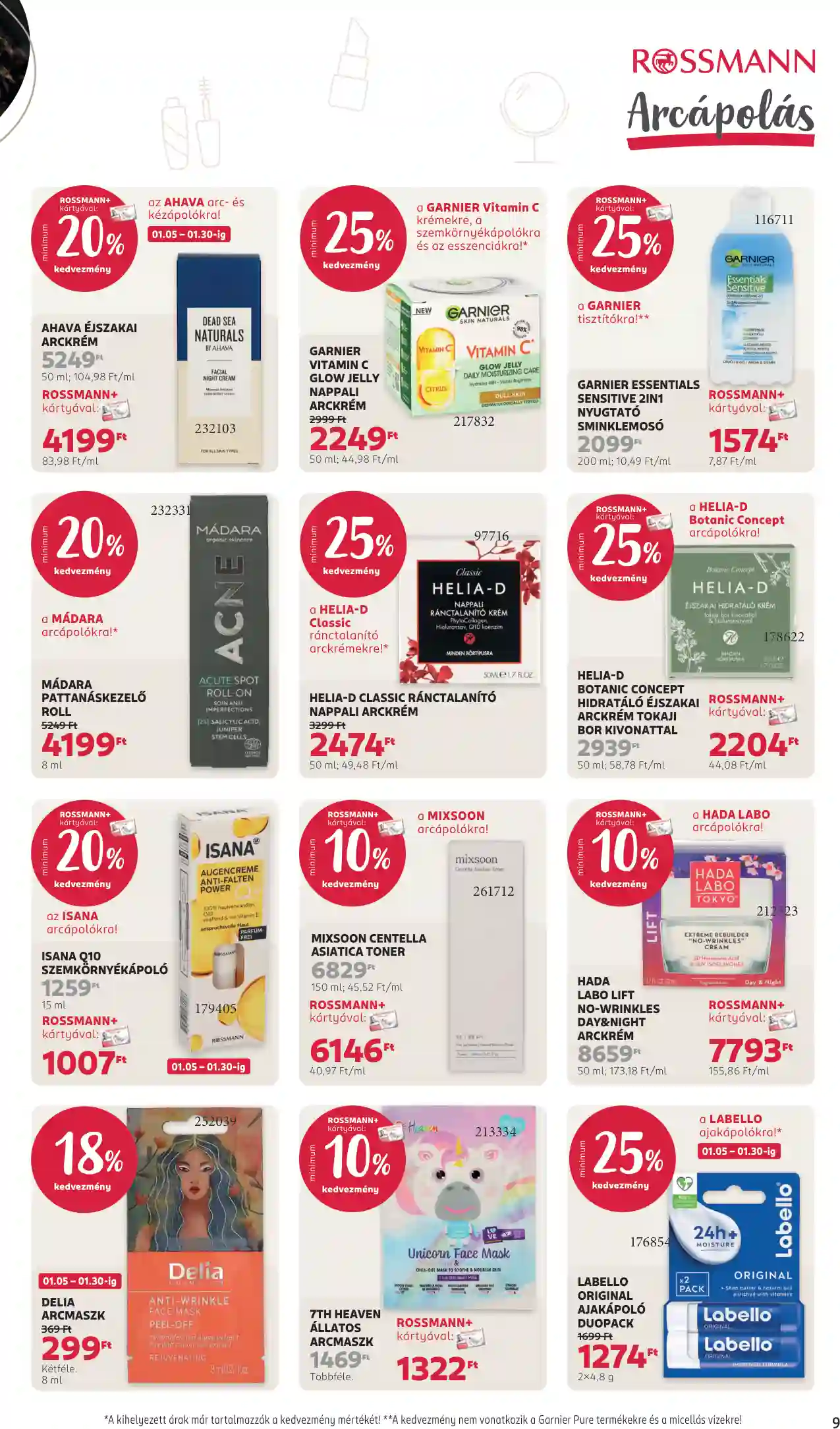 Rossmann akciós újság 2. hét (19 oldal)