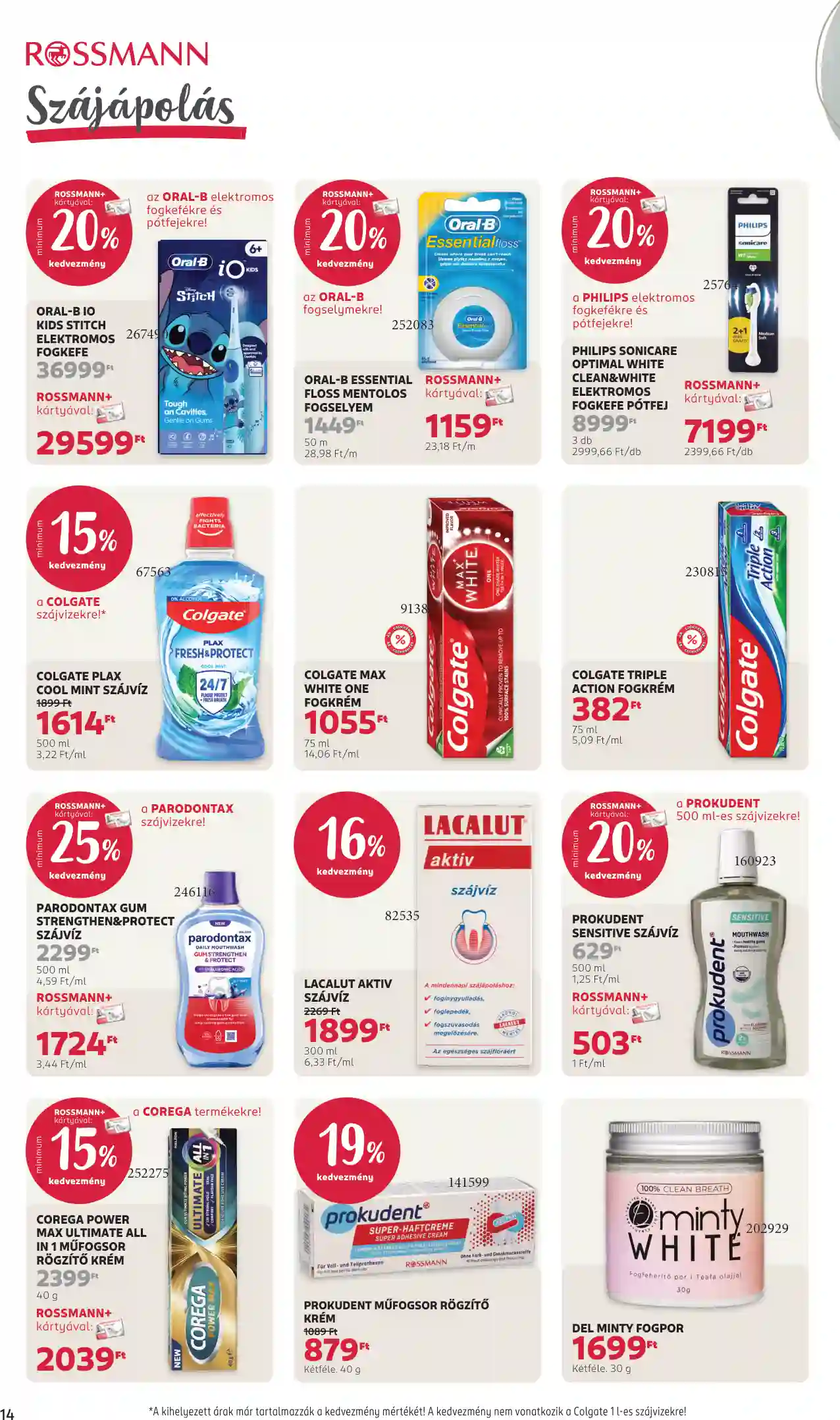 Rossmann akciós újság 4. hét (8 oldal)