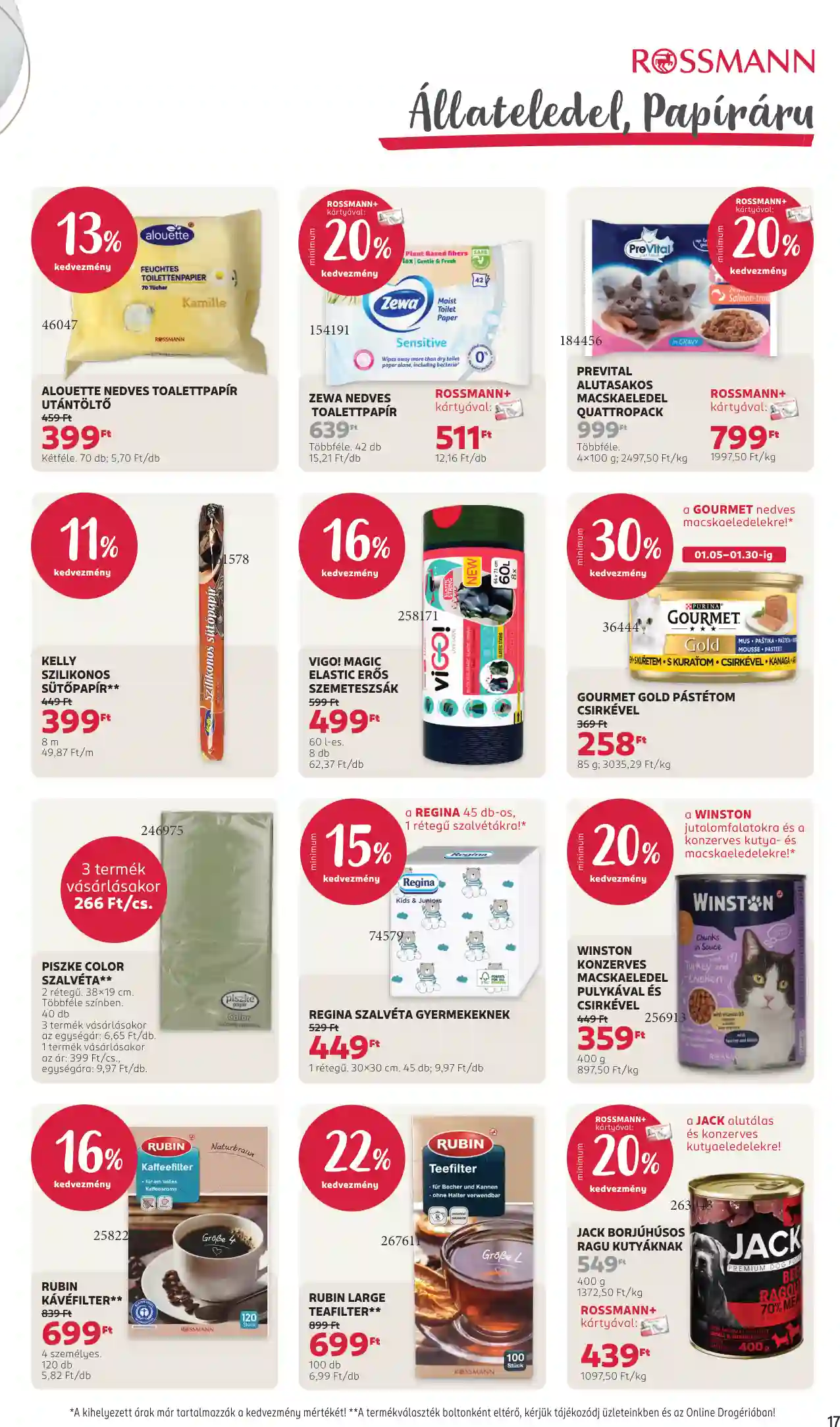 Rossmann akciós újság 4. hét (11 oldal)