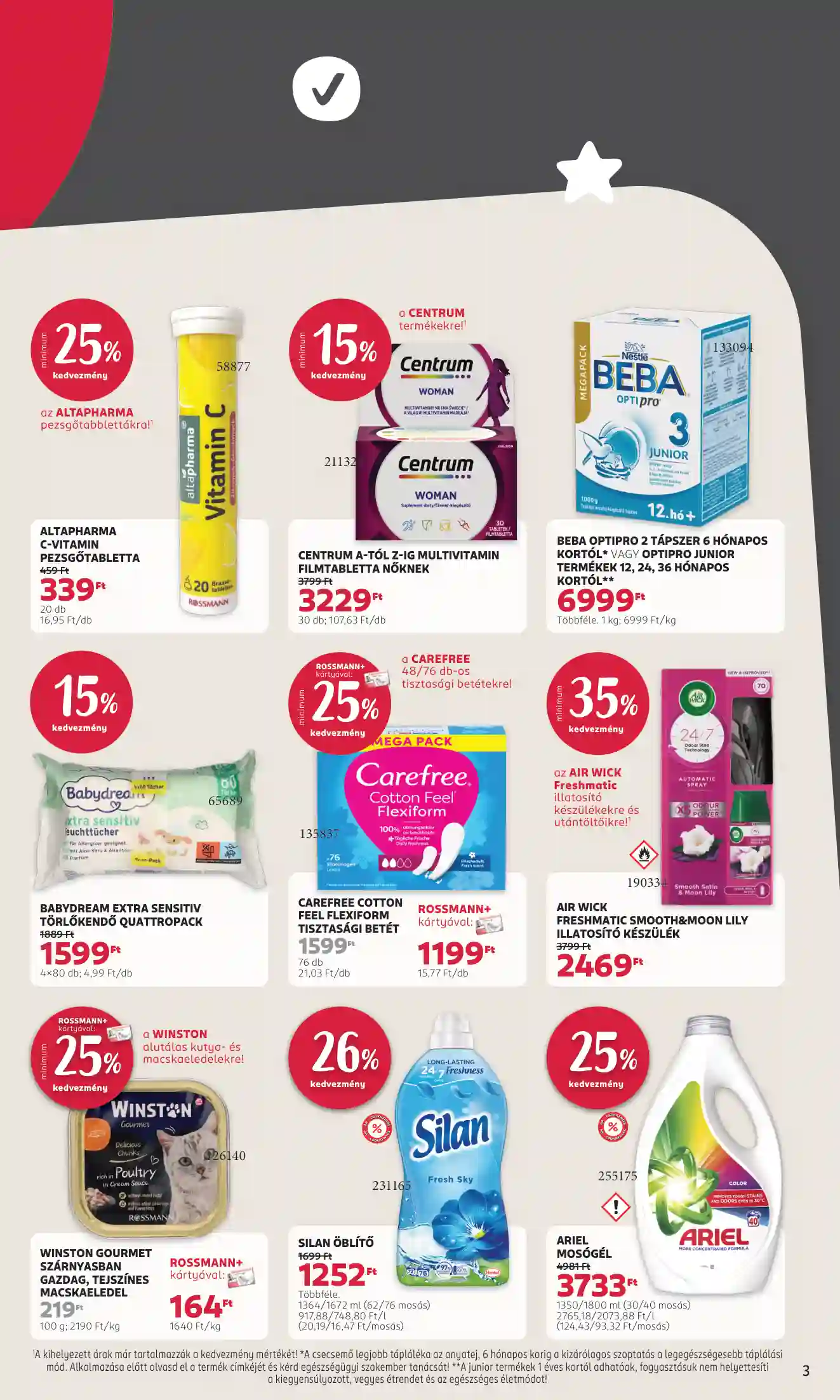 Rossmann akciós újság 4. hét (13 oldal)