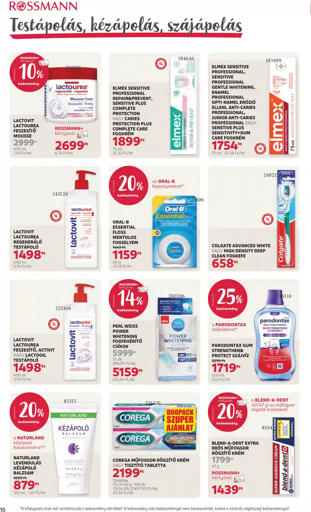 Rossmann akciós újság 6. hét (4 oldal)
