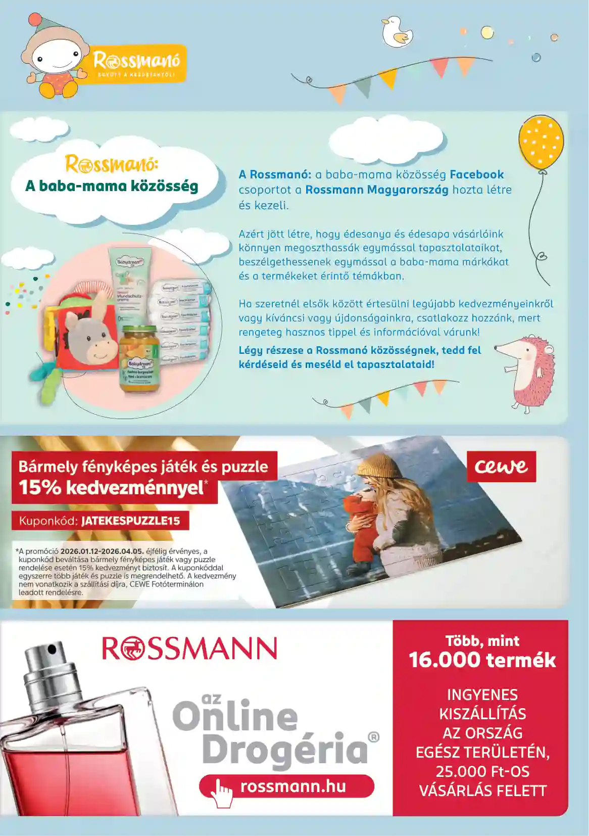 Rossmann akciós újság 7. hét (3 oldal)