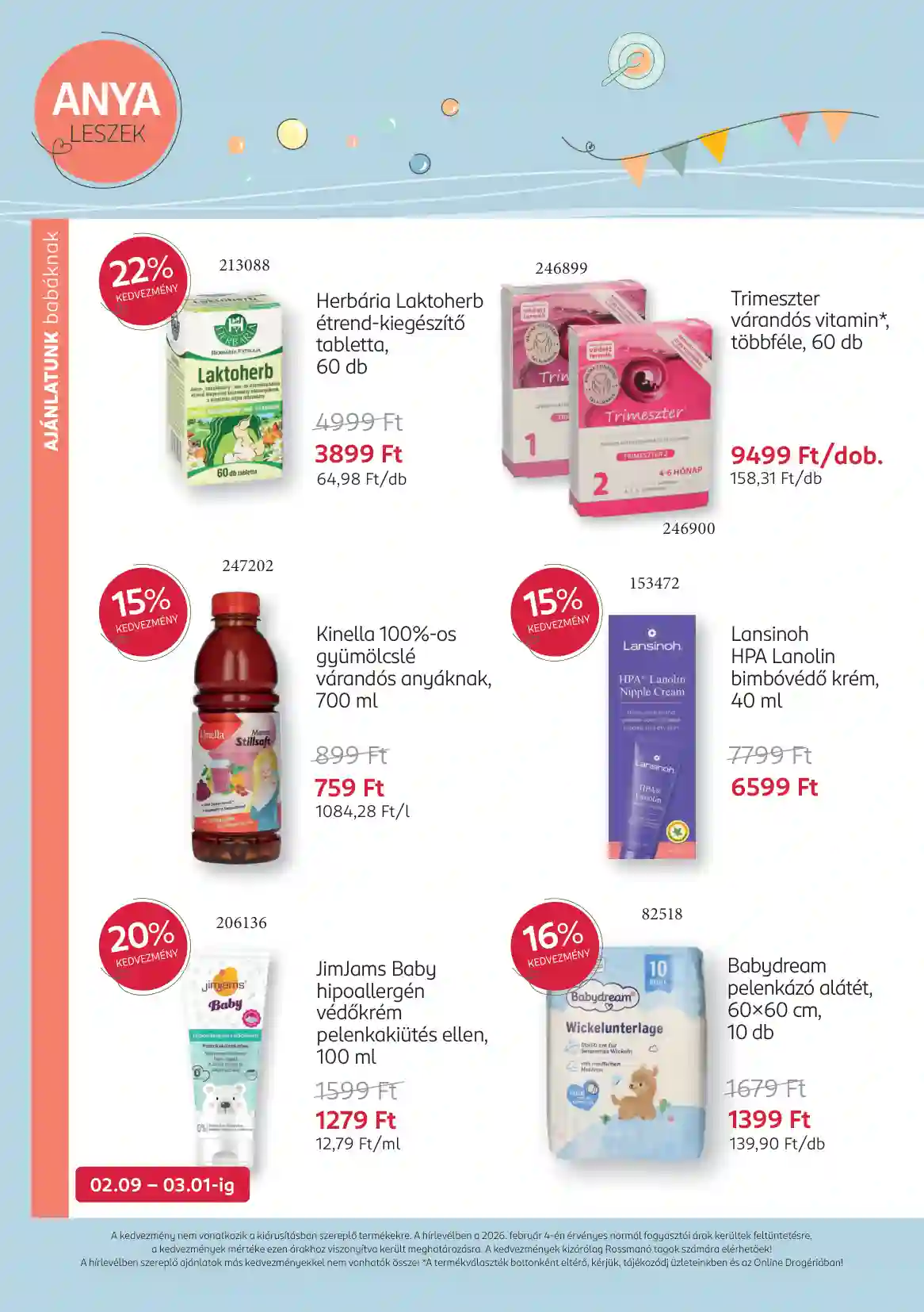 Rossmann akciós újság 7. hét (8 oldal)