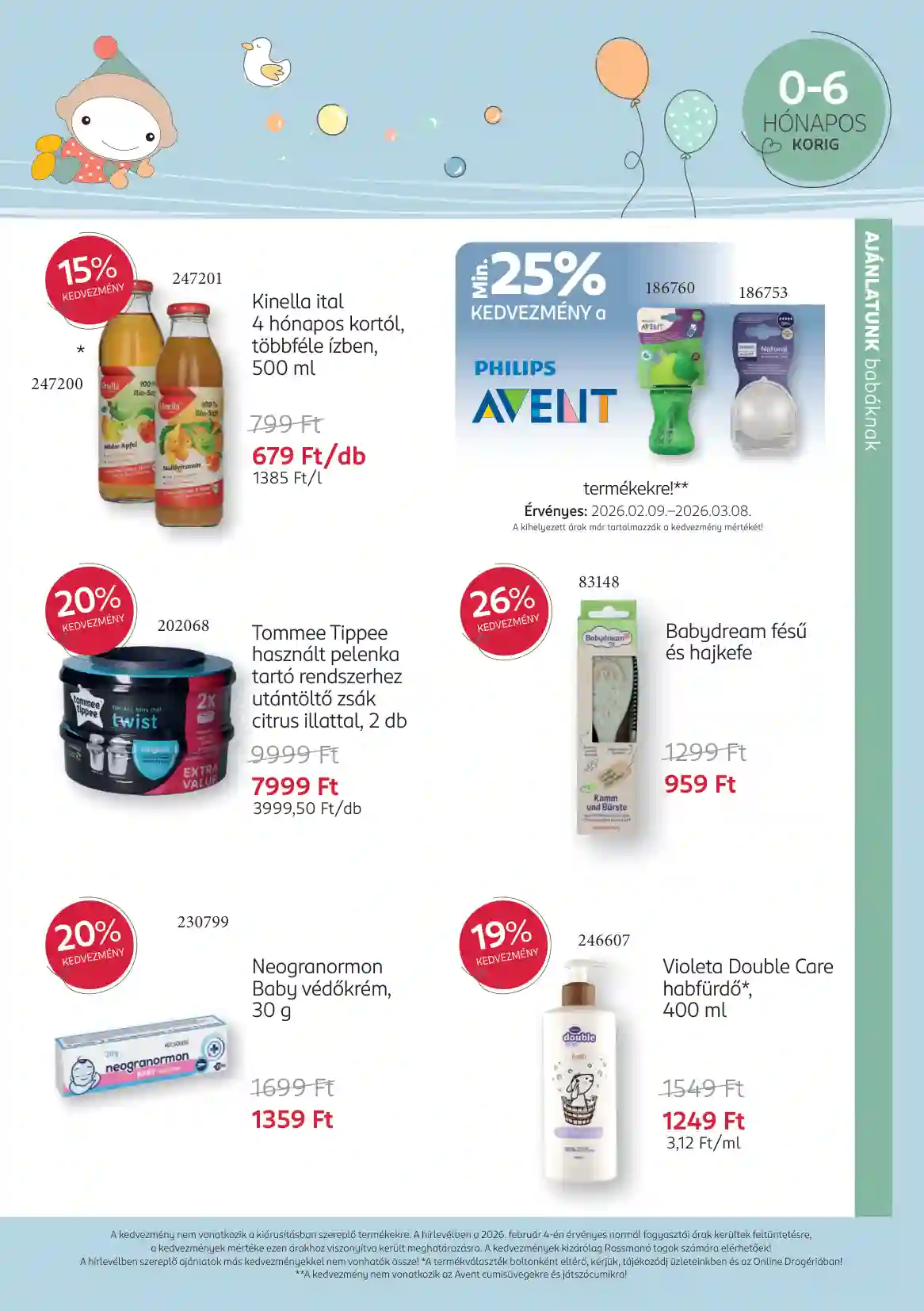 Rossmann akciós újság 7. hét (9 oldal)