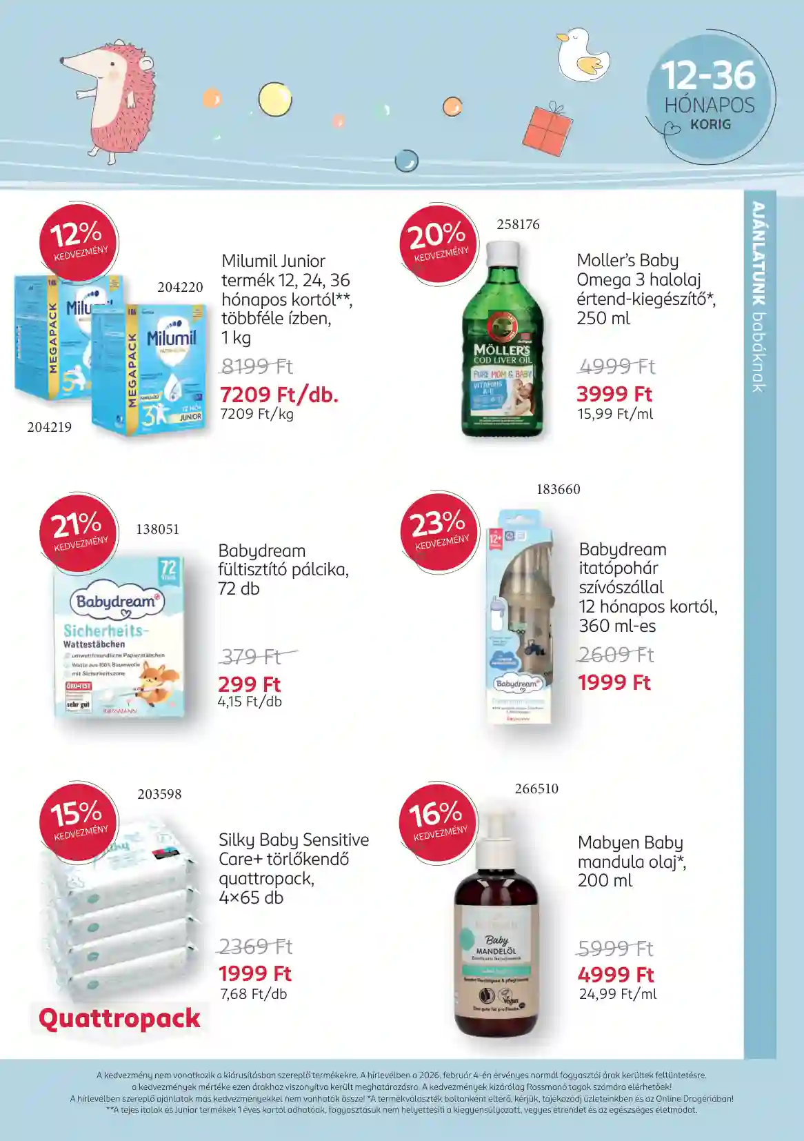 Rossmann akciós újság 7. hét (11 oldal)