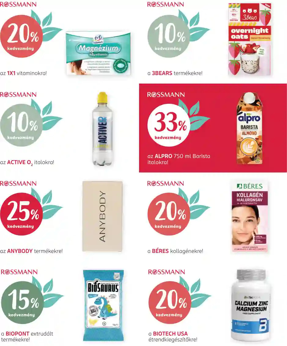Rossmann akciós újság 8. hét (2 oldal)