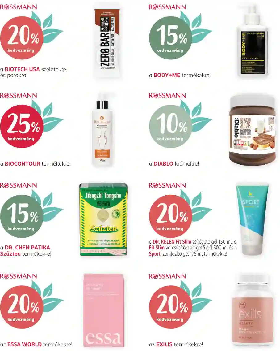 Rossmann akciós újság 8. hét (3 oldal)