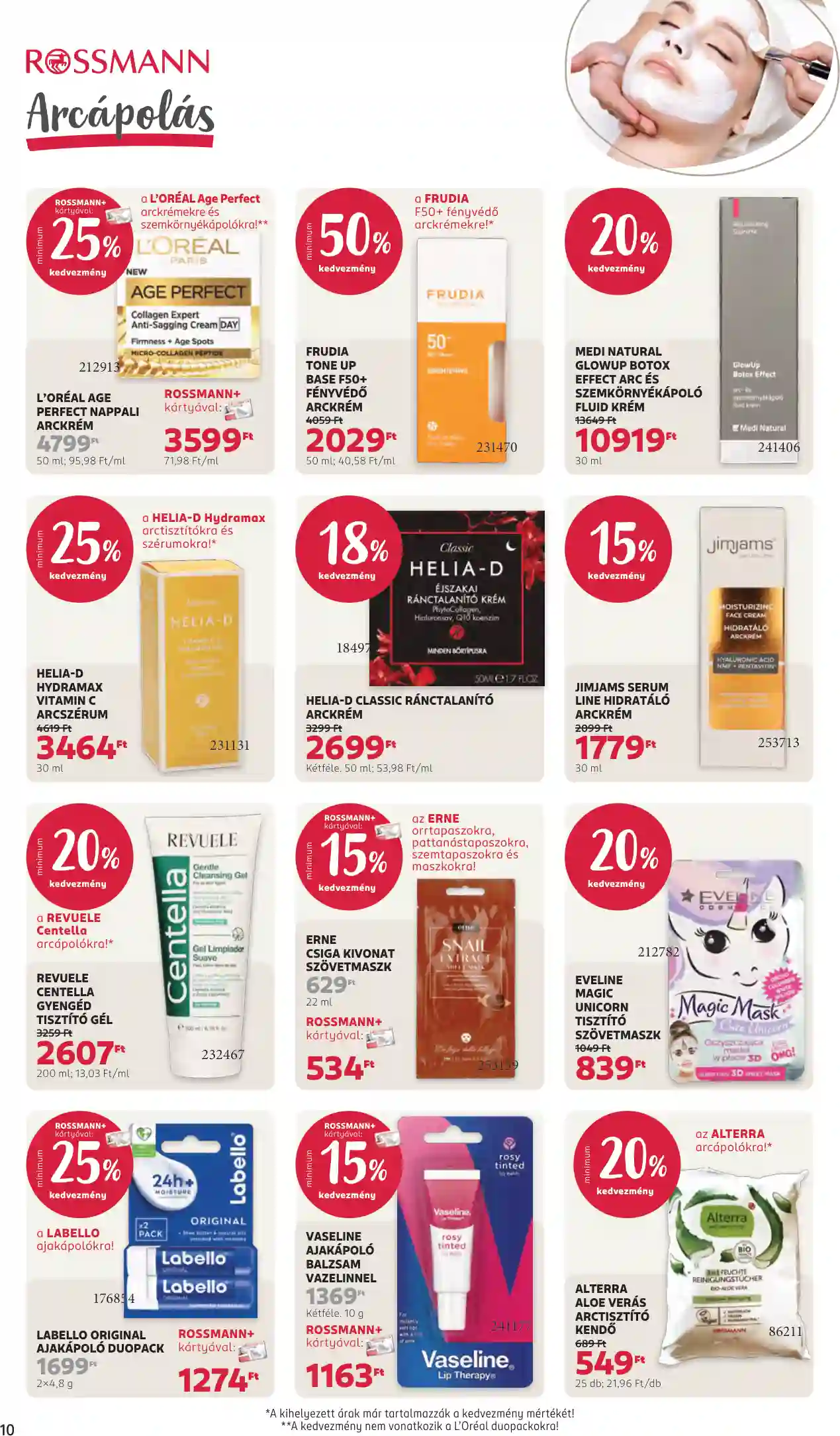 Rossmann akciós újság 8. hét (4 oldal)