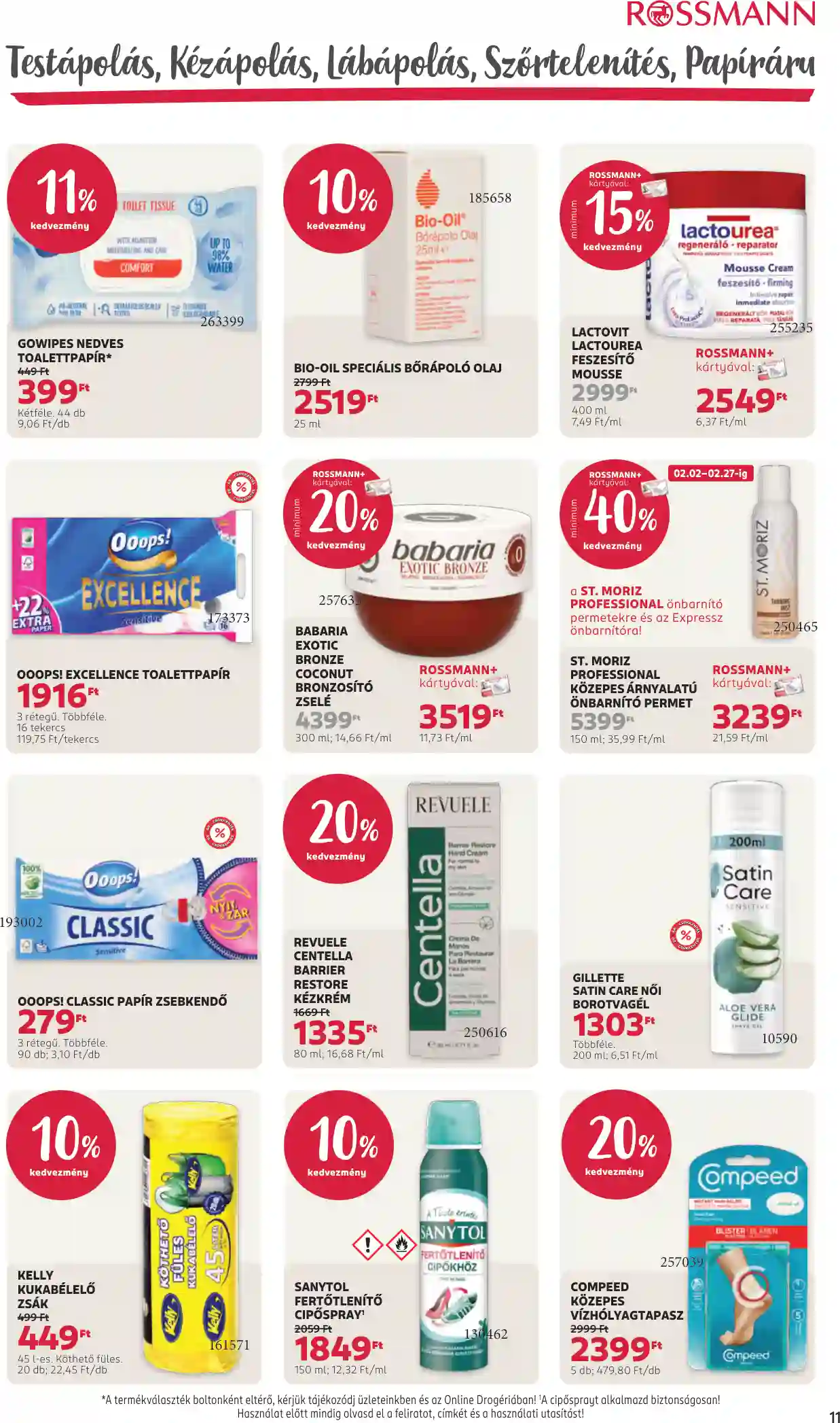 Rossmann akciós újság 8. hét (5 oldal)