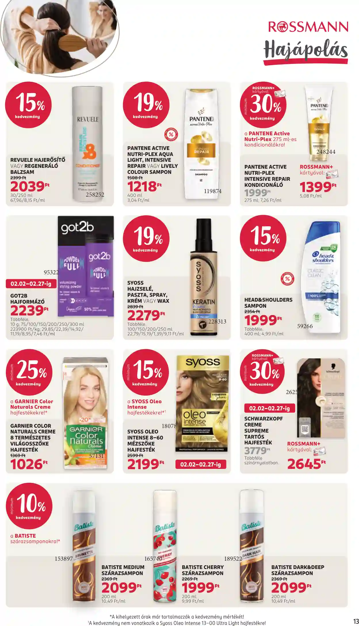 Rossmann akciós újság 8. hét (7 oldal)