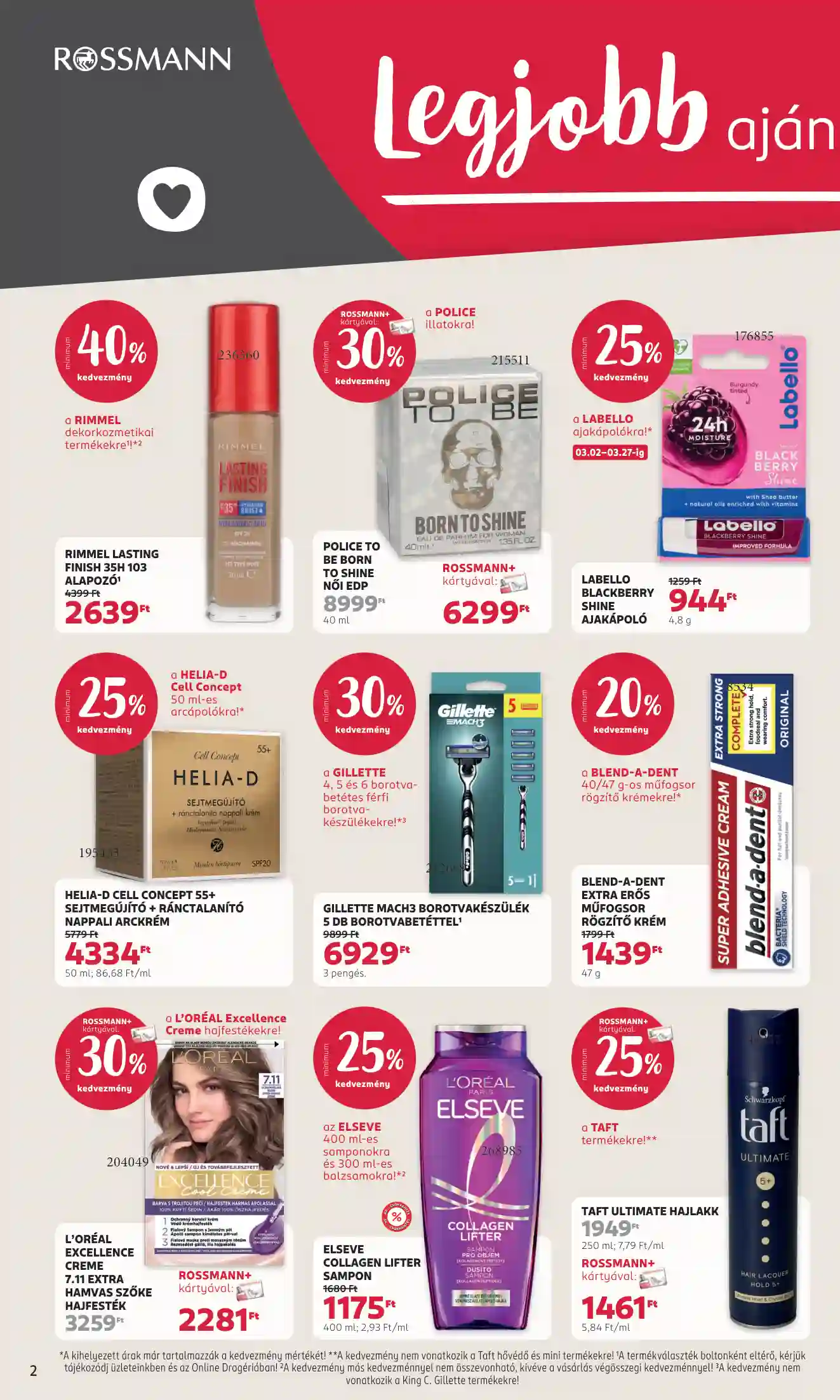 Rossmann akciós újság 10. hét (2 oldal)