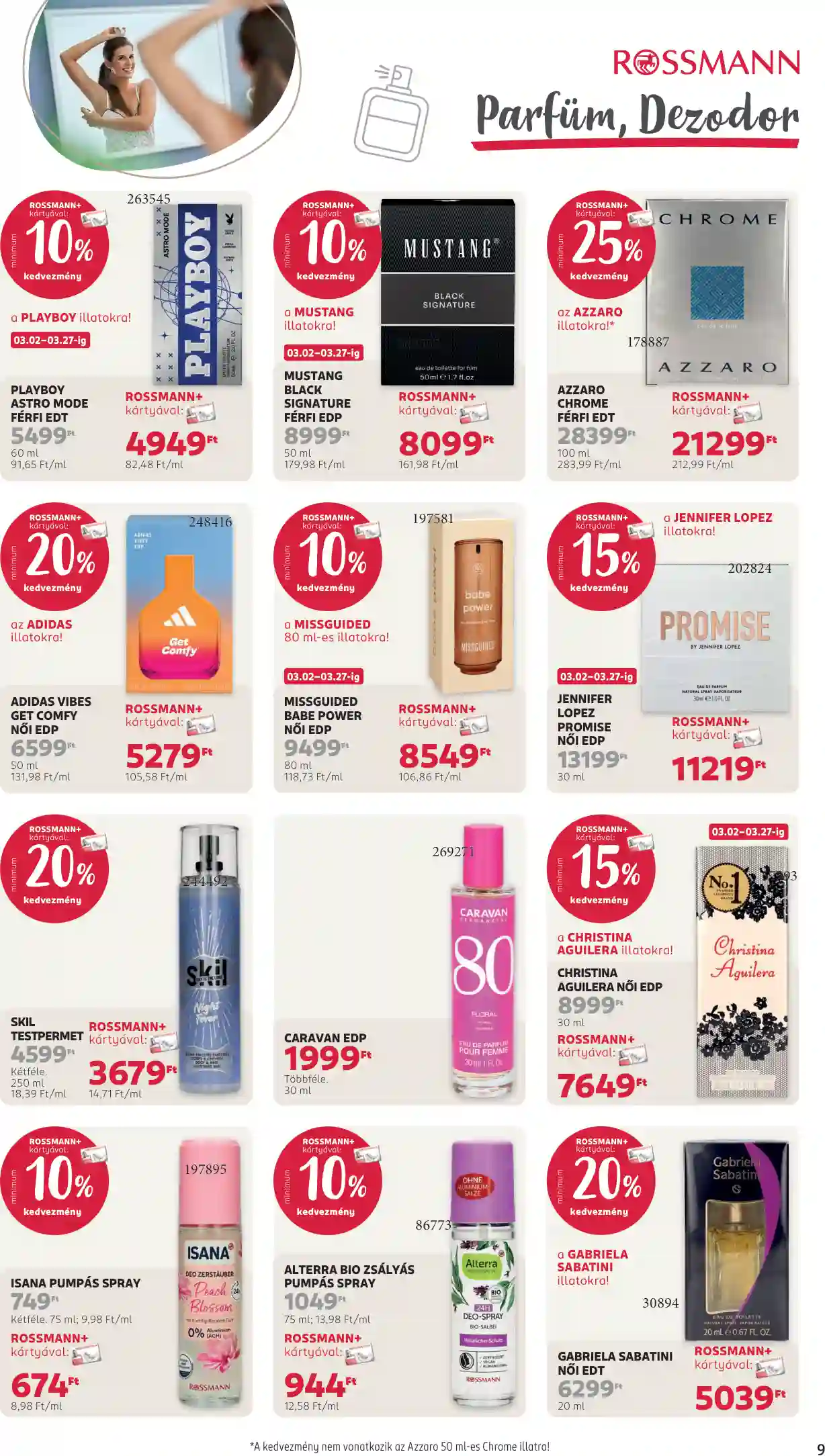 Rossmann akciós újság 10. hét (3 oldal)