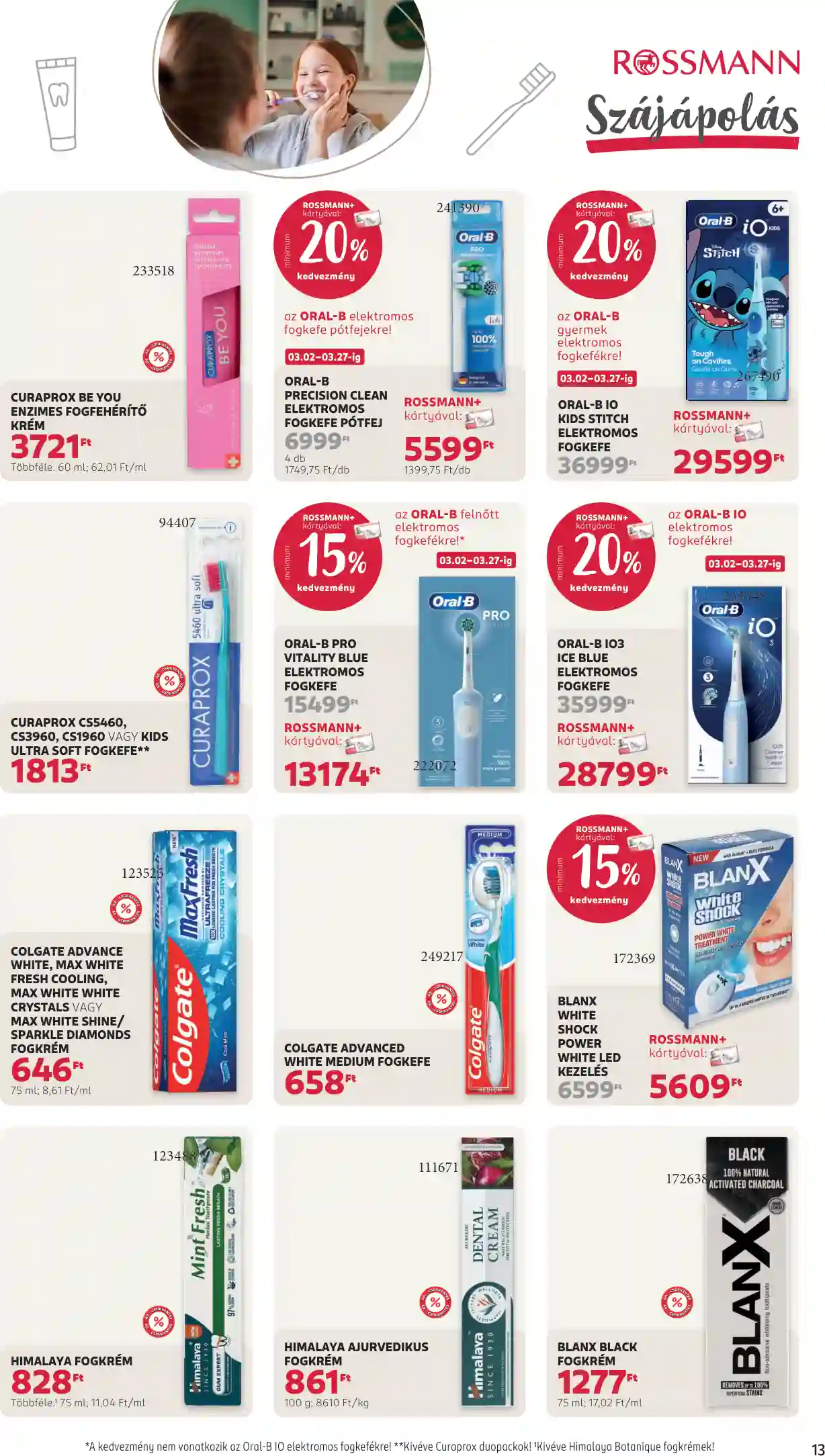Rossmann akciós újság 10. hét (7 oldal)