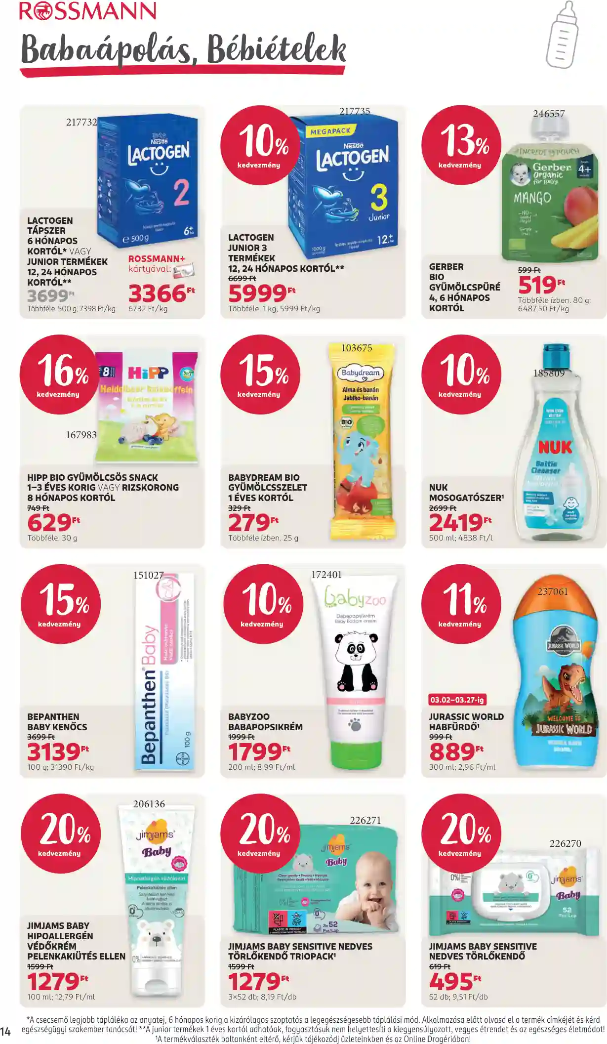 Rossmann akciós újság 10. hét (8 oldal)