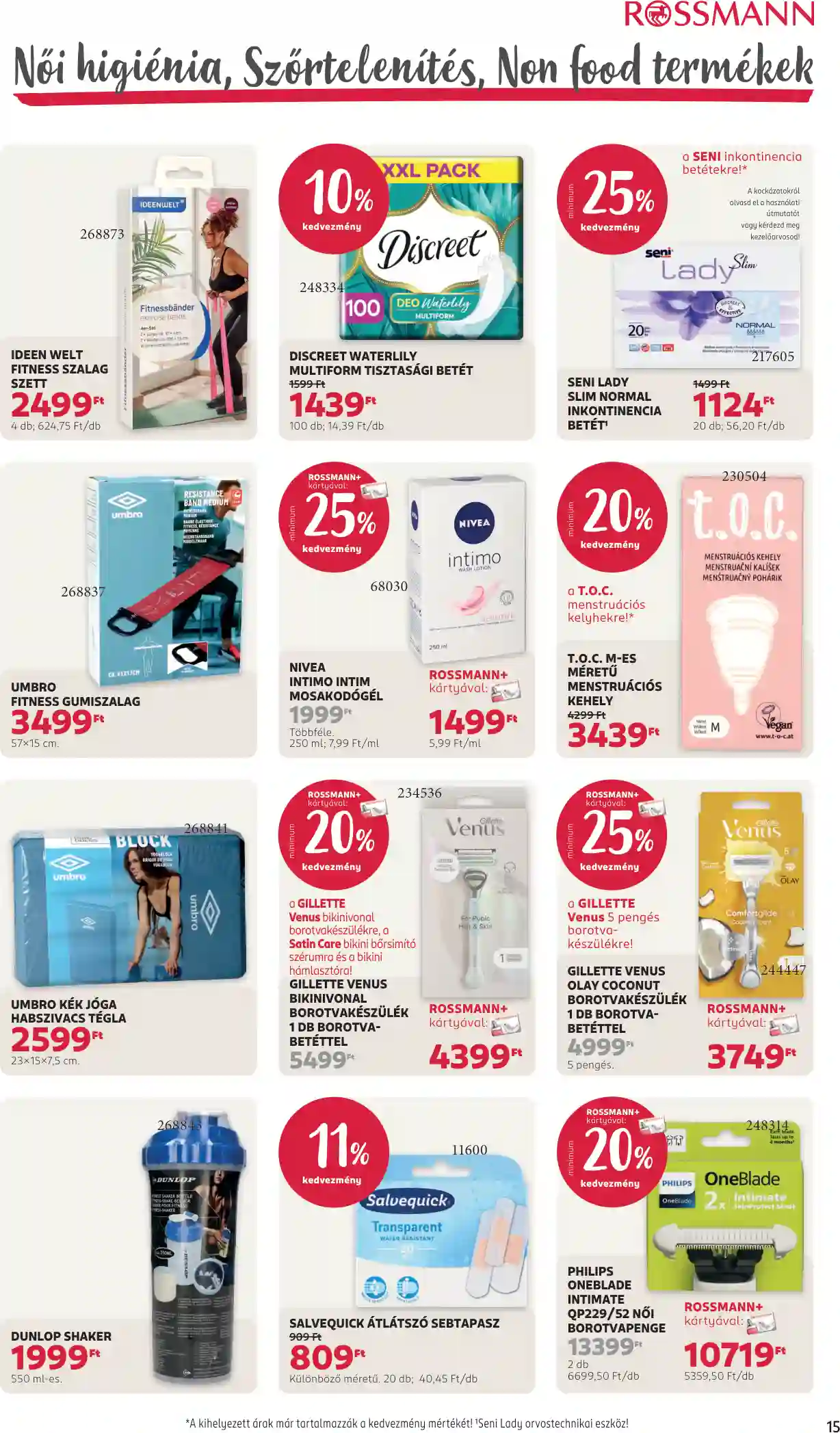 Rossmann akciós újság 10. hét (9 oldal)