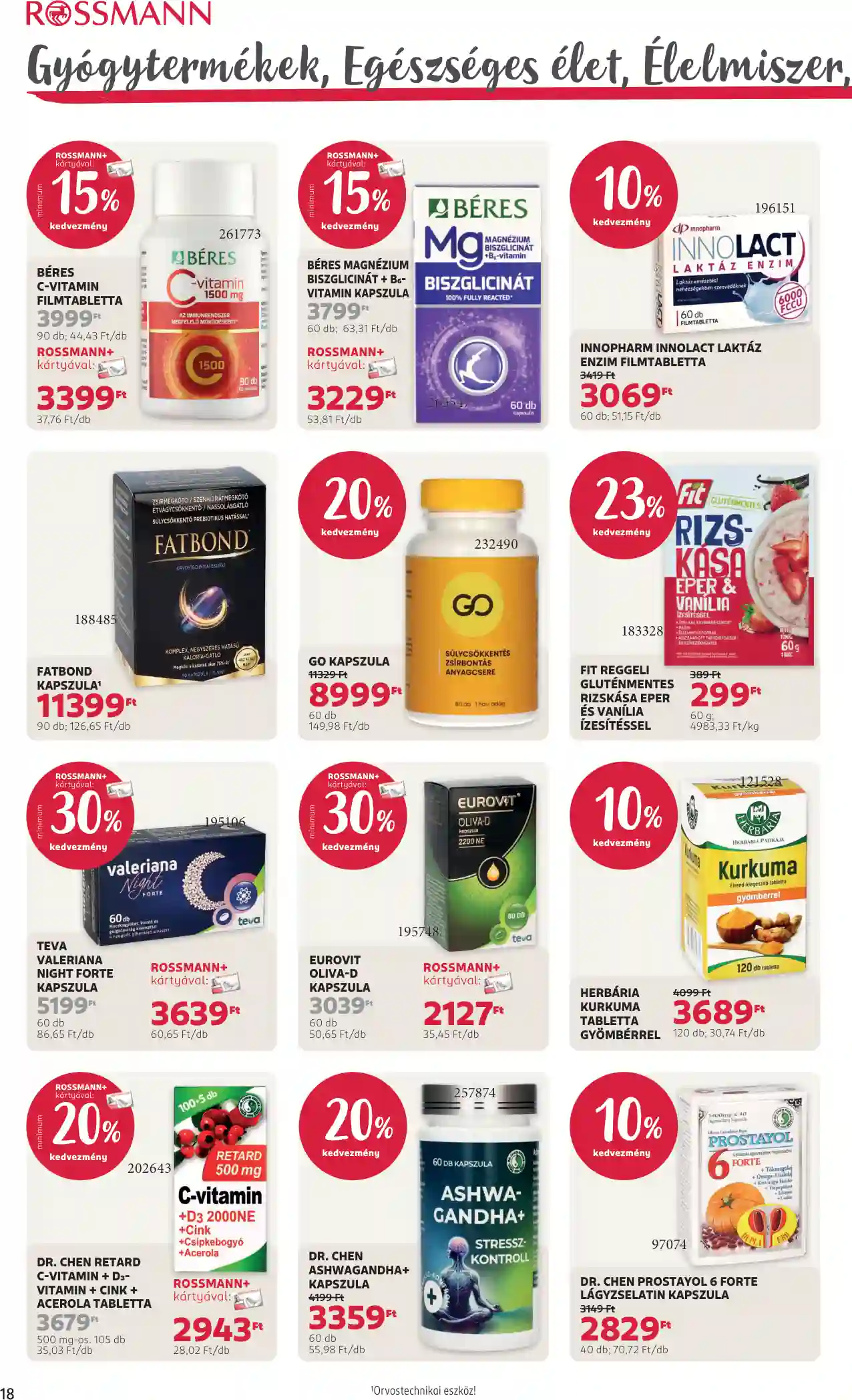 Rossmann akciós újság 10. hét (15 oldal)