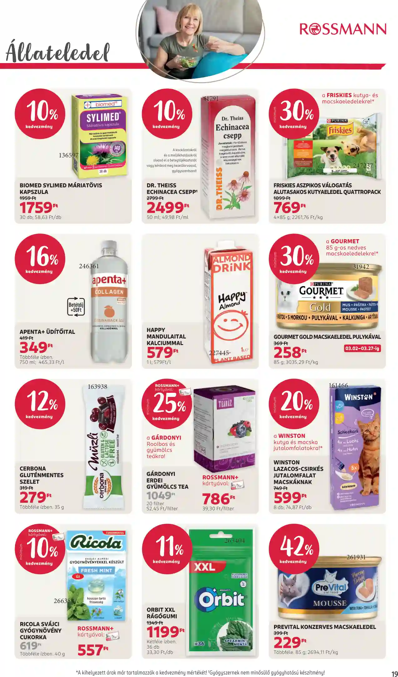 Rossmann akciós újság 10. hét (16 oldal)