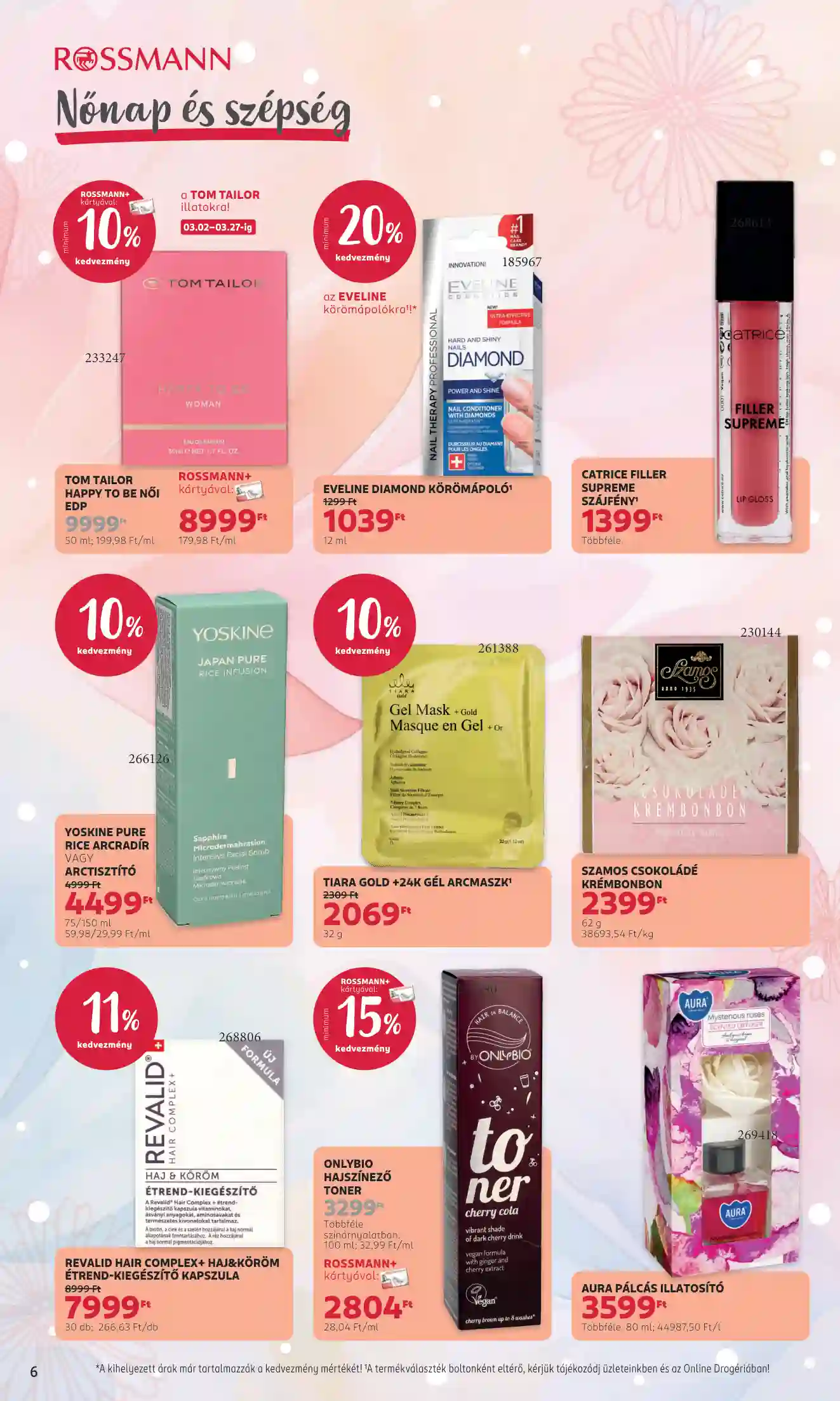 Rossmann akciós újság 10. hét (20 oldal)