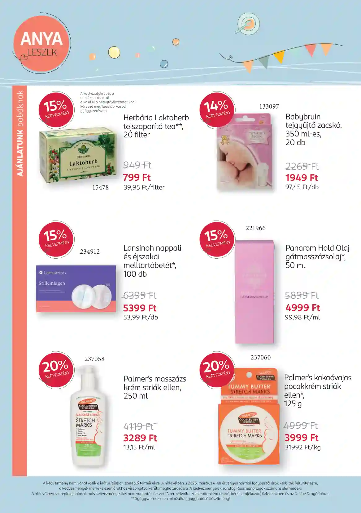 Rossmann akciós újság 11. hét (8 oldal)