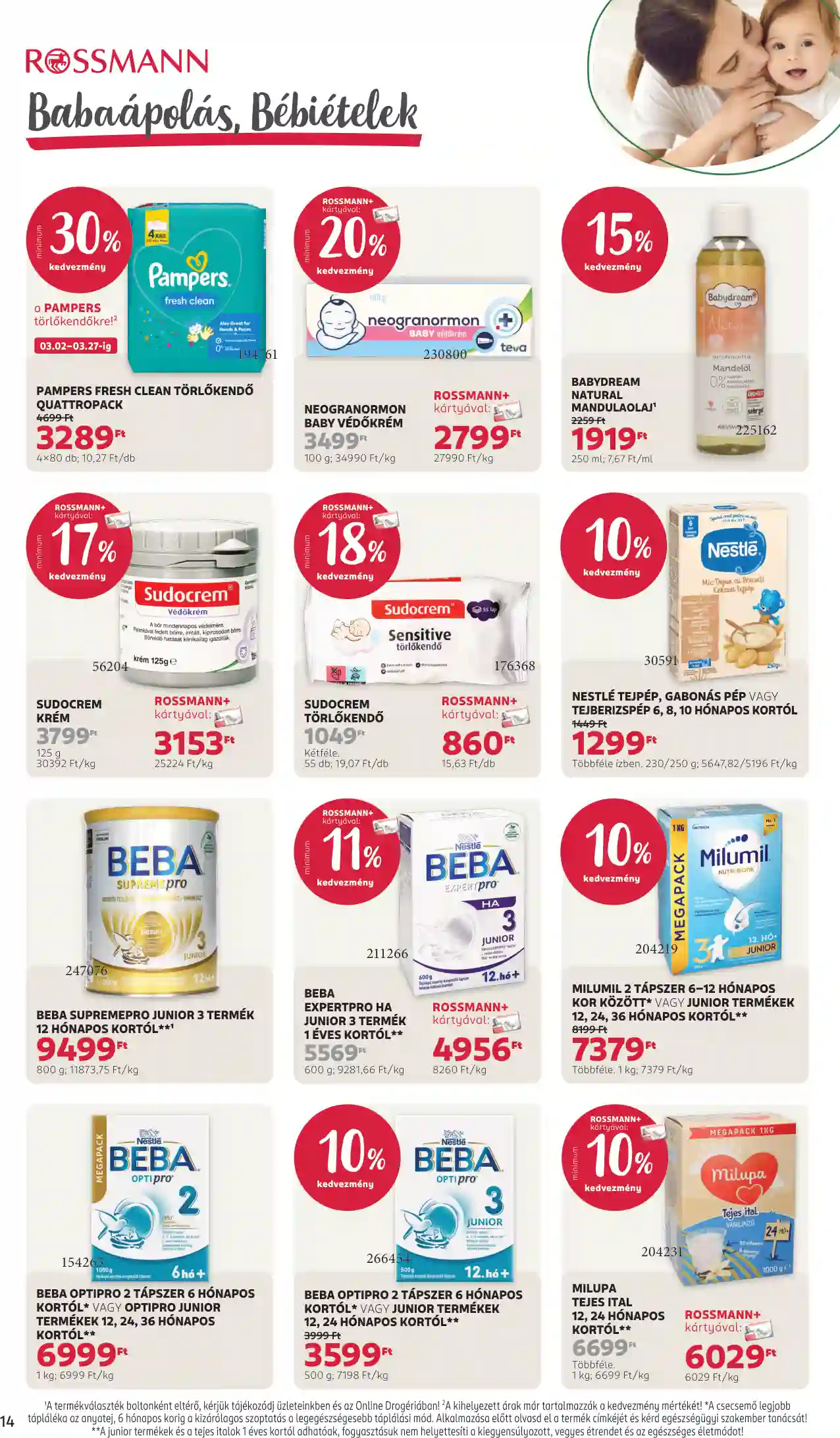 Rossmann akciós újság 12. hét (8 oldal)
