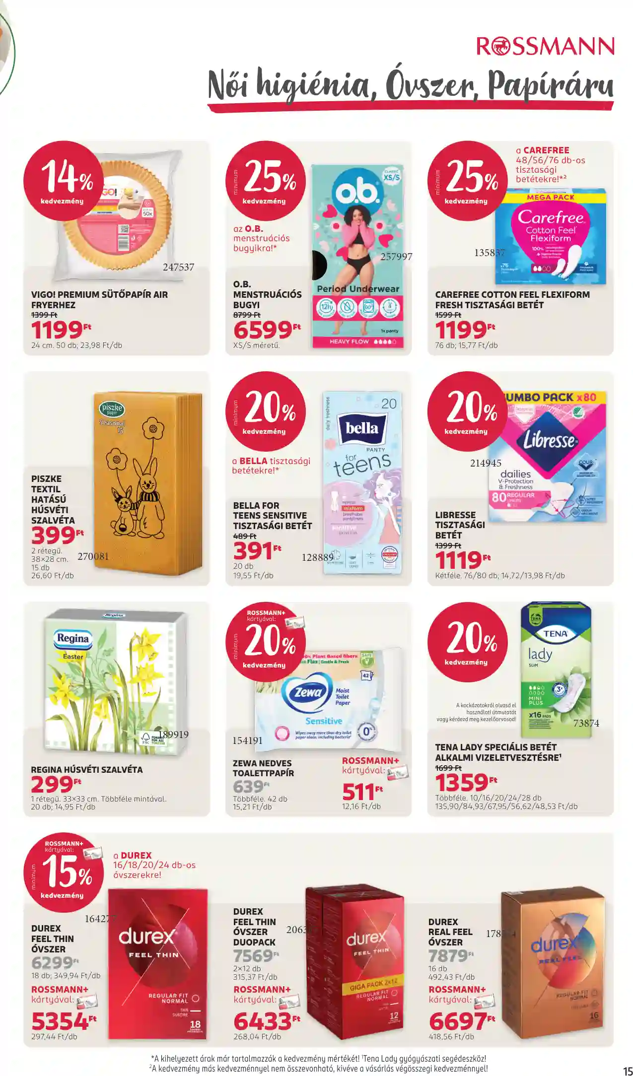 Rossmann akciós újság 12. hét (9 oldal)