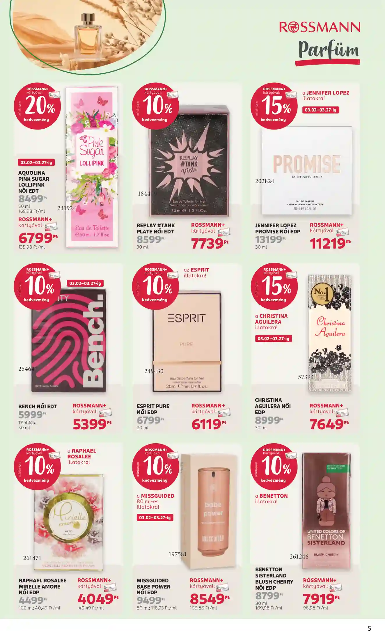 Rossmann akciós újság 12. hét (19 oldal)