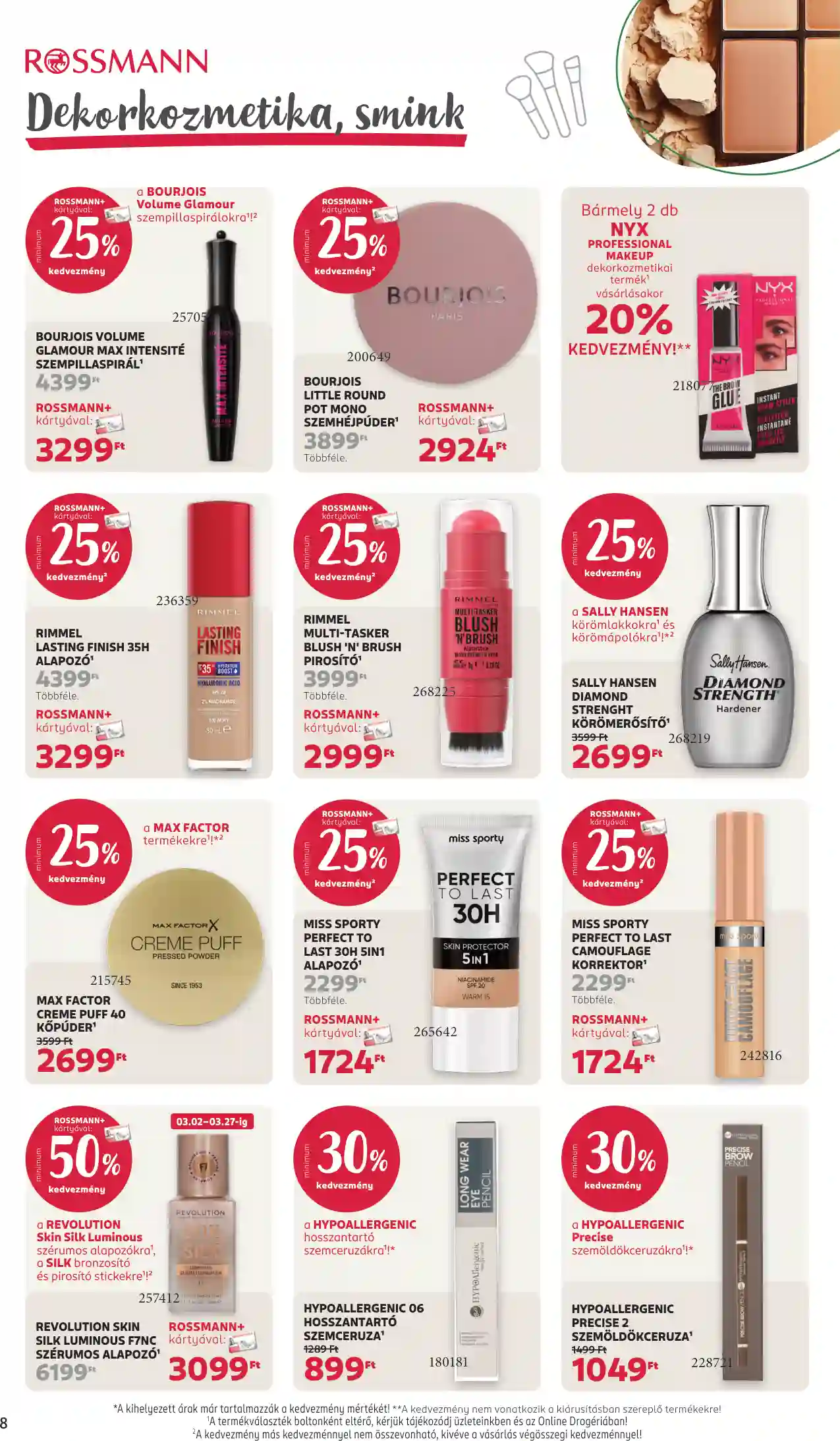 Rossmann akciós újság 12. hét (24 oldal)
