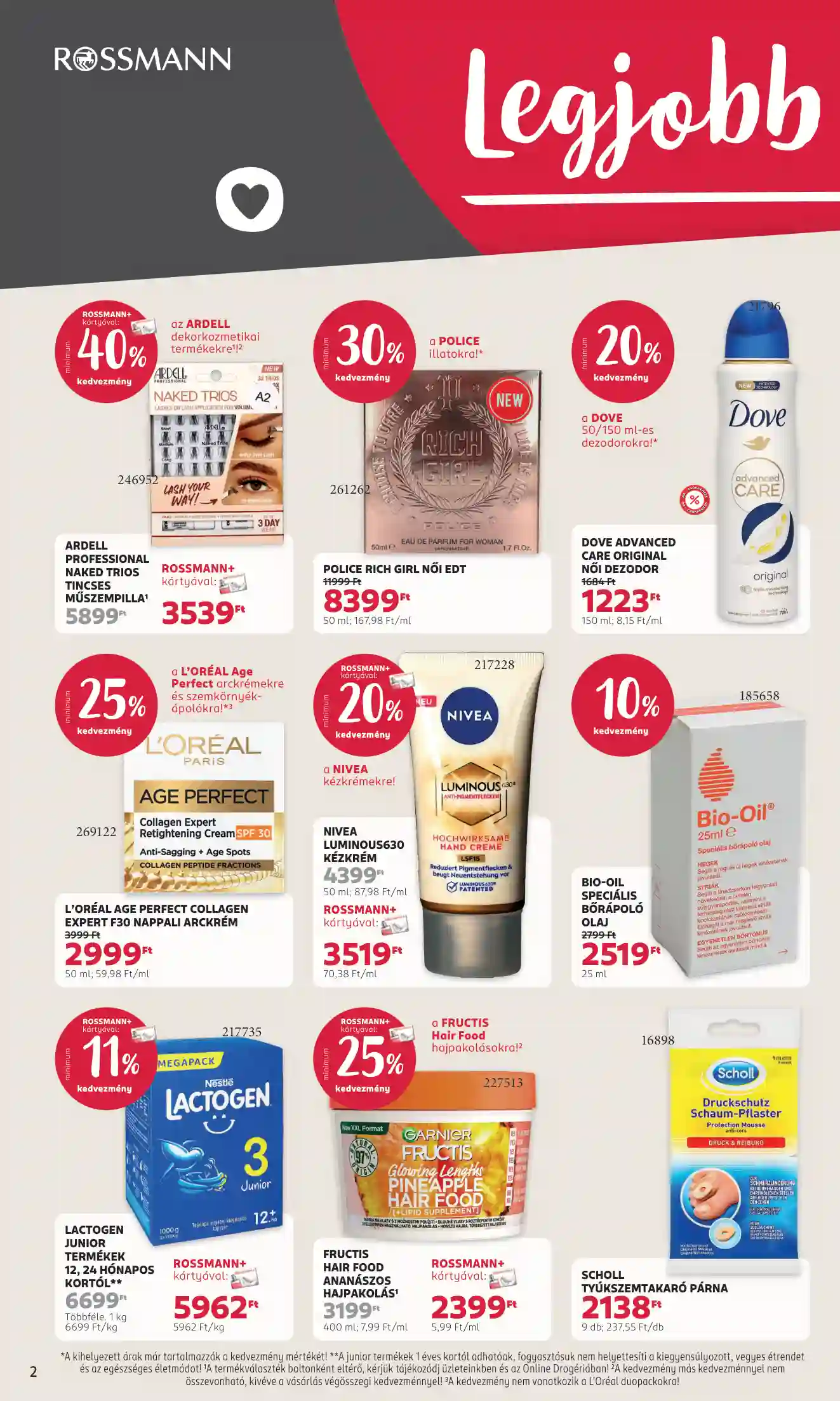 Rossmann akciós újság 14. hét (2 oldal)