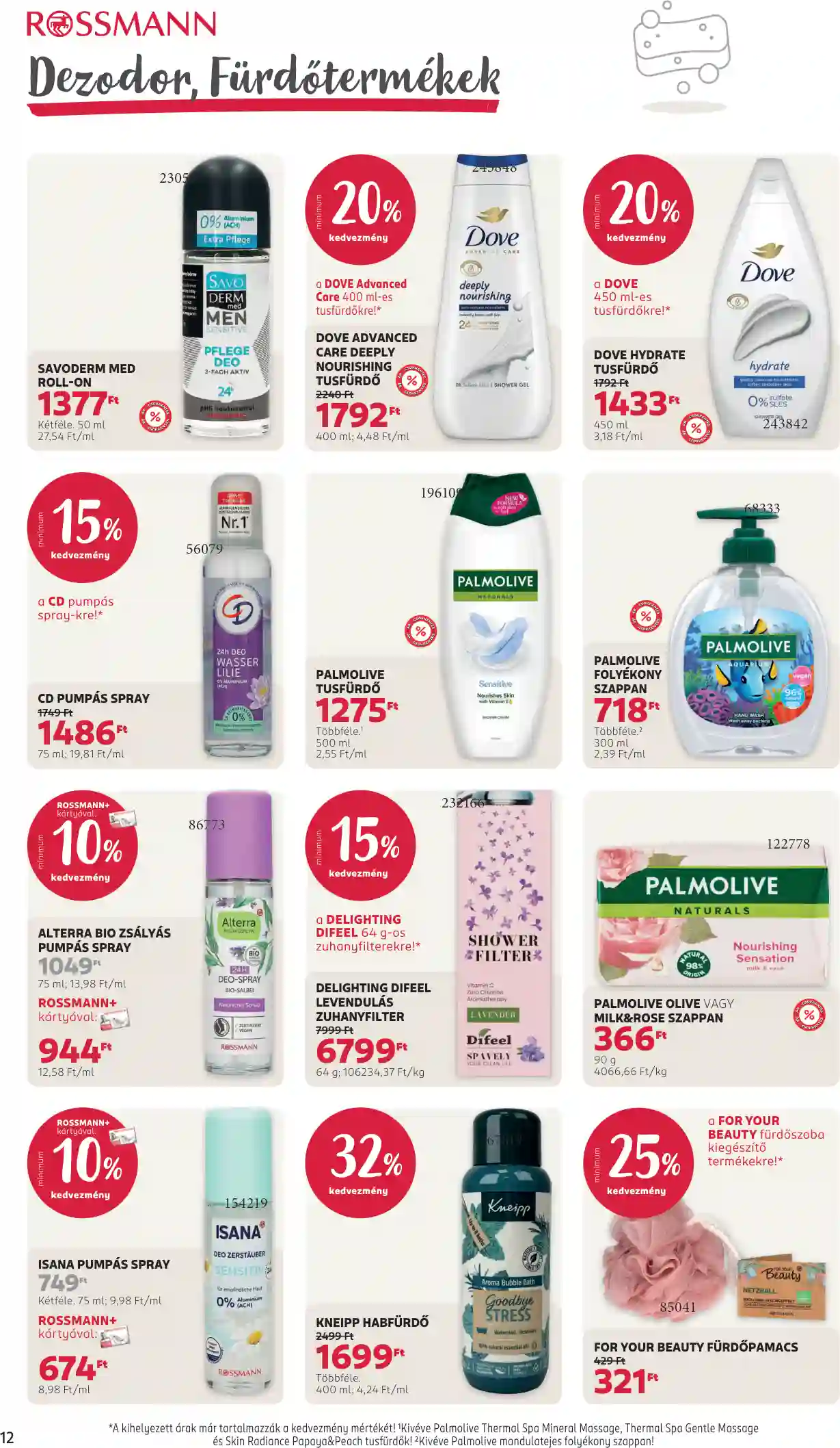 Rossmann akciós újság 14. hét (6 oldal)