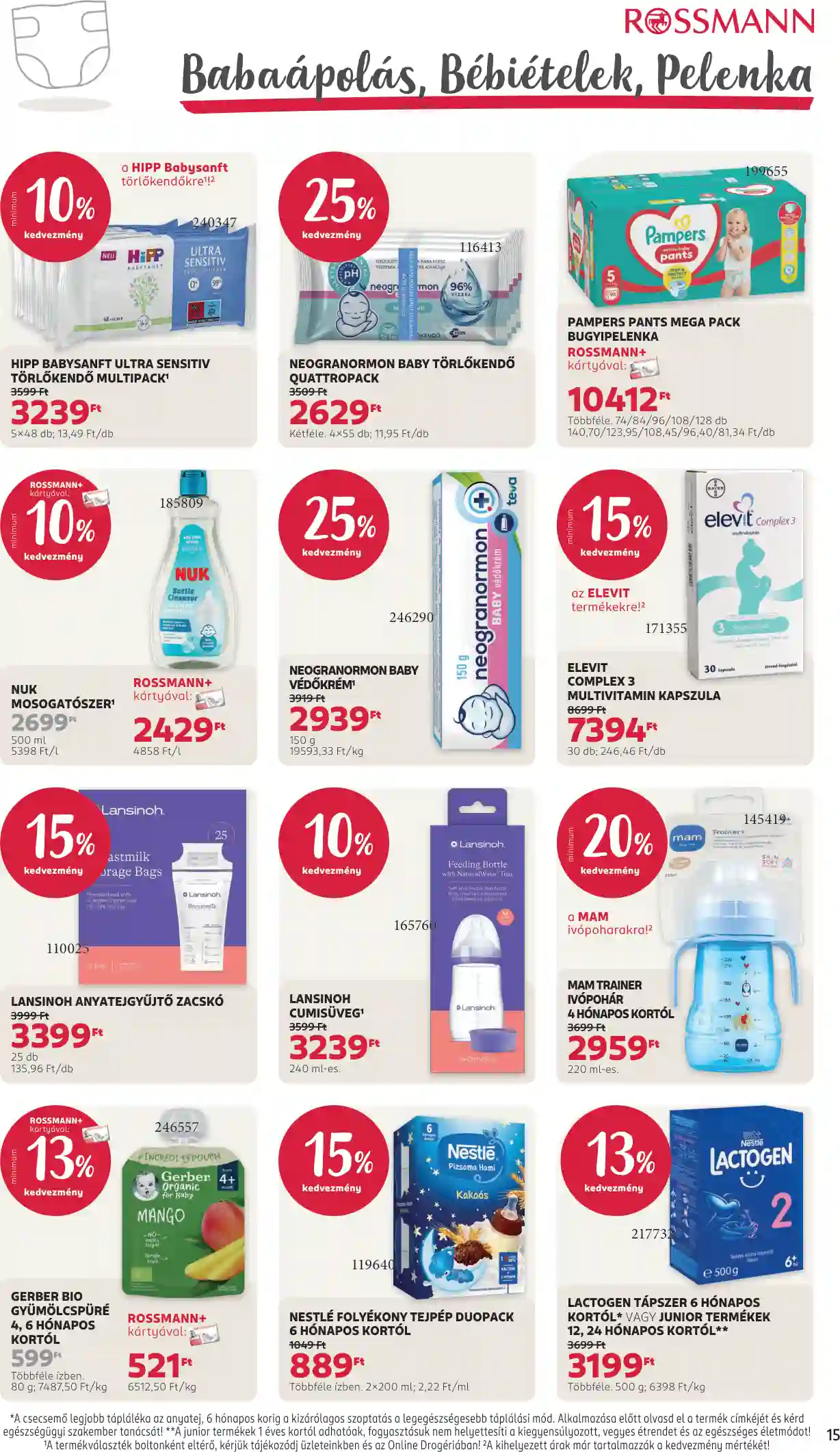 Rossmann akciós újság 14. hét (9 oldal)