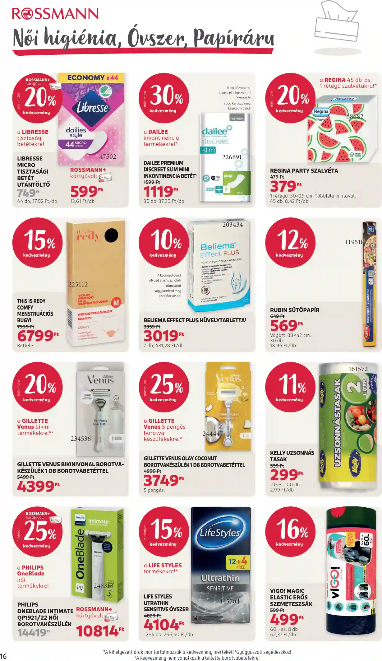 Rossmann akciós újság 14. hét (10 oldal)