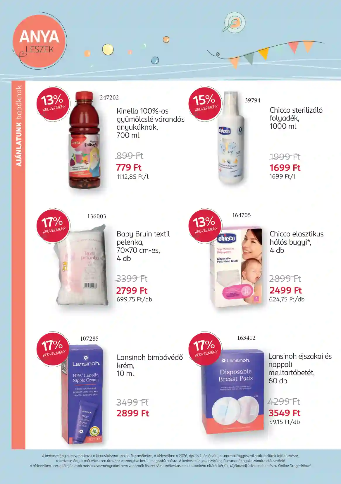 Rossmann akciós újság 15. hét (8 oldal)
