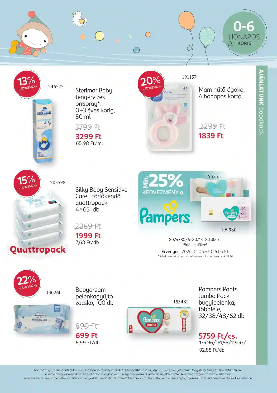 Rossmann akciós újság 15. hét (9 oldal)