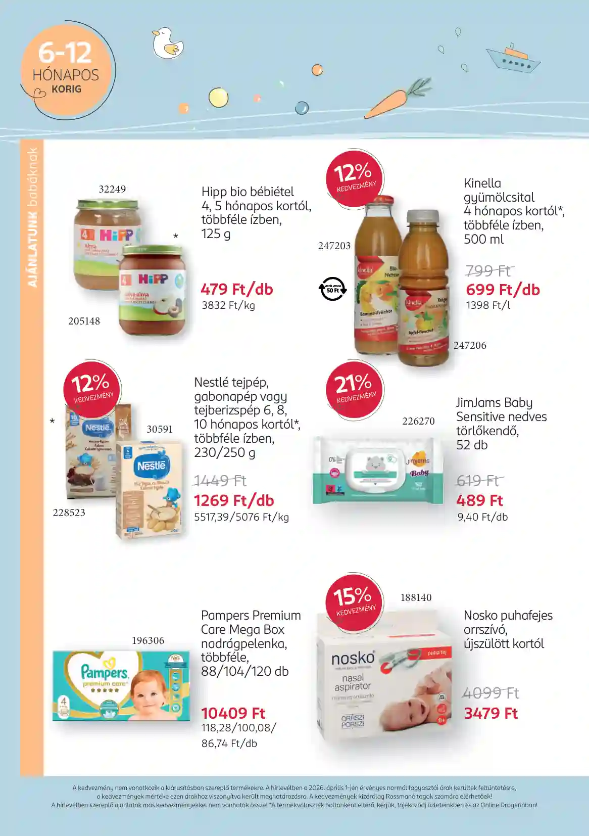 Rossmann akciós újság 15. hét (10 oldal)
