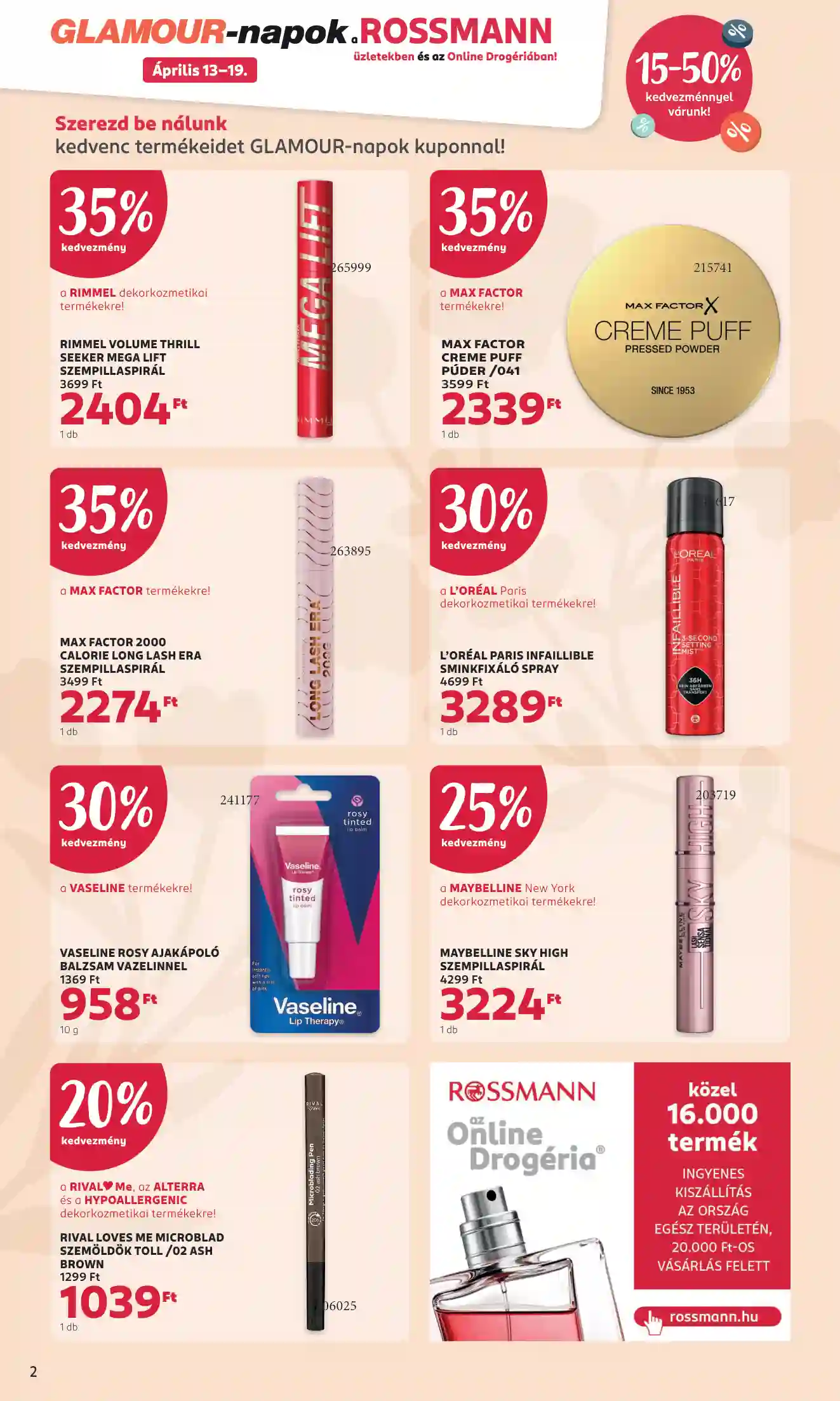 ROSSMANN AKCIÓS ÚJSÁG 16. HÉT  (2 oldal)