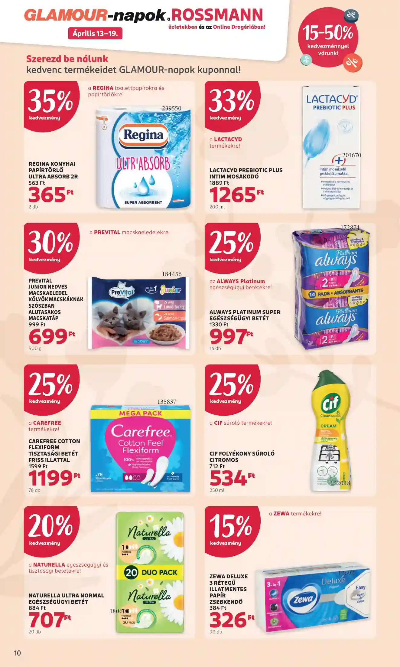 ROSSMANN AKCIÓS ÚJSÁG 16. HÉT  (14 oldal)