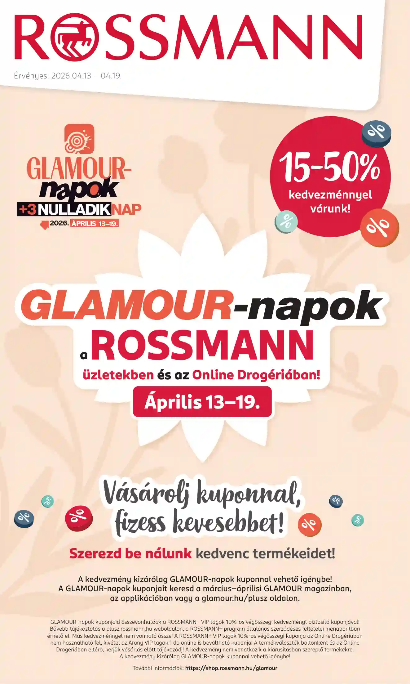 ROSSMANN AKCIÓS ÚJSÁG 16. HÉT  (1 oldal)