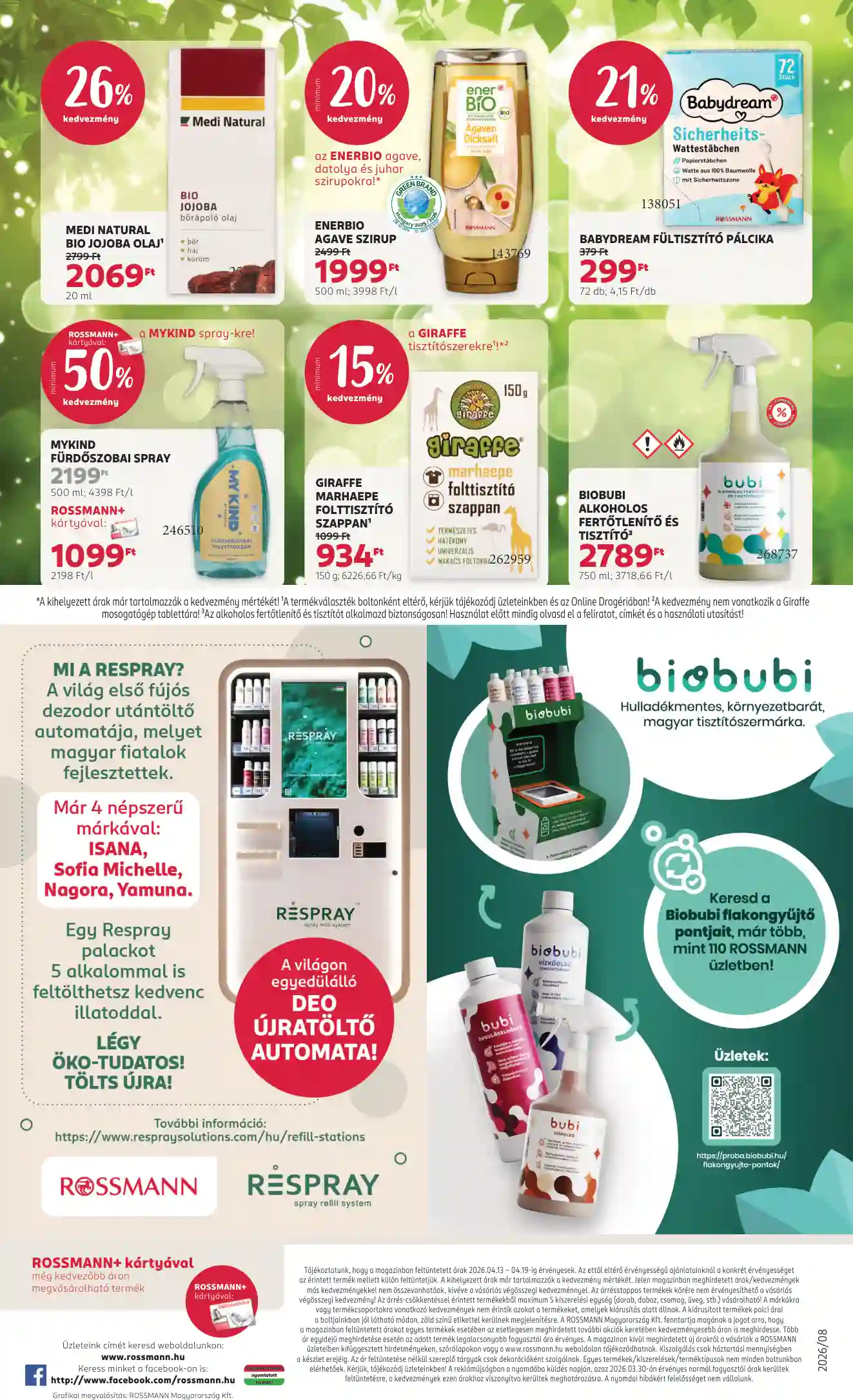 ROSSMANN AKCIÓS ÚJSÁG 16. HÉT  (8 oldal)