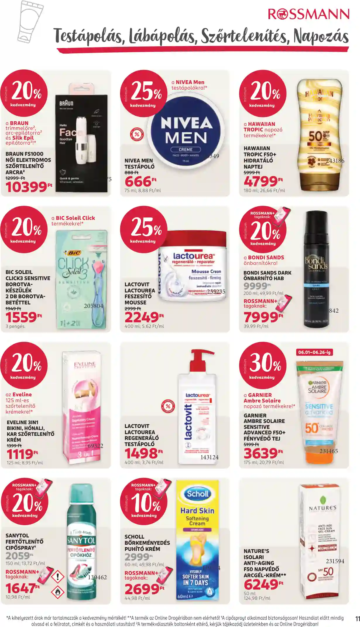 Rossmann akciós újság 23. hét (5 oldal)