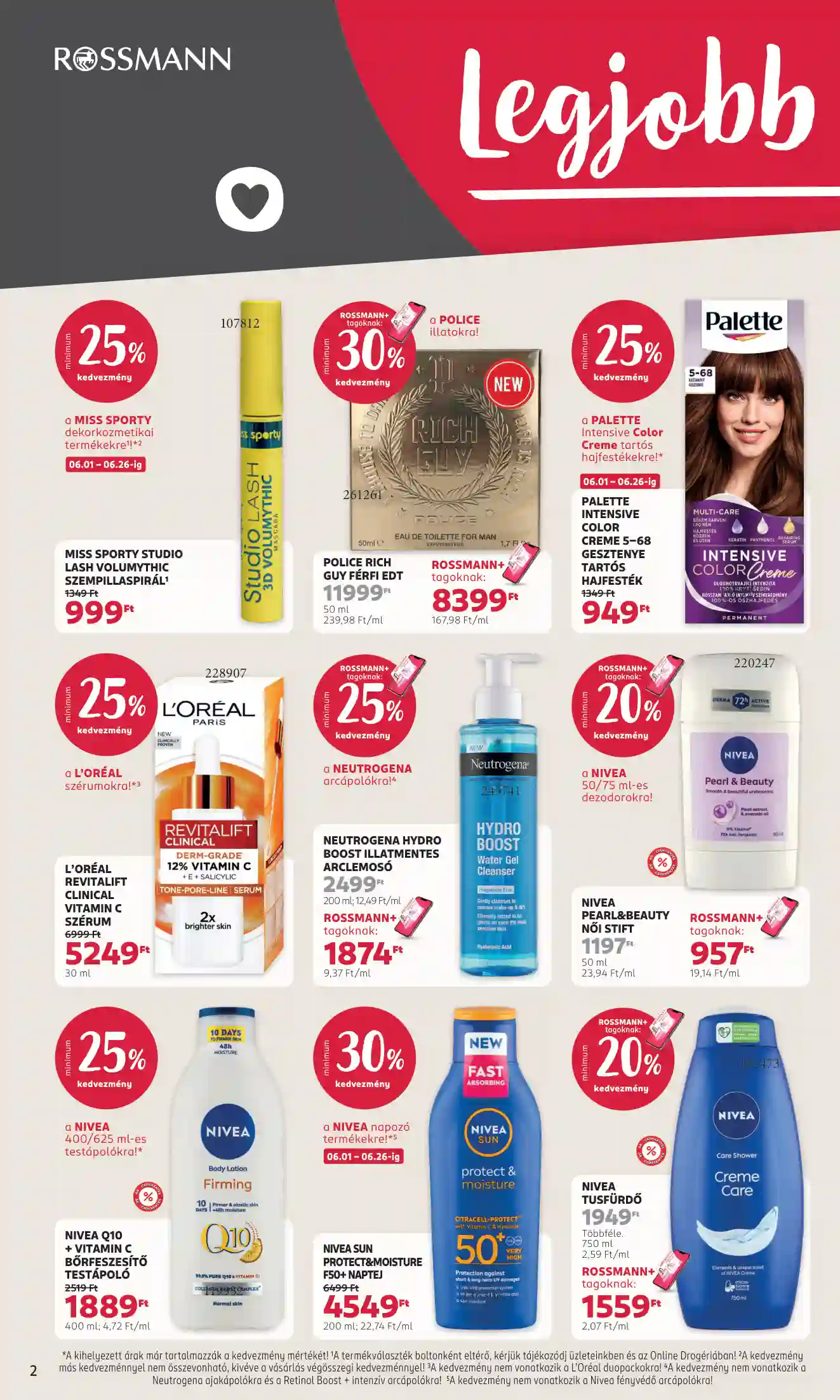 Rossmann akciós újság 25. hét (2 oldal)