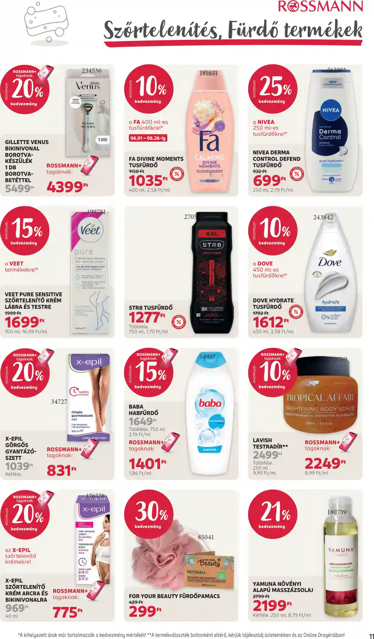 Rossmann akciós újság 25. hét (5 oldal)