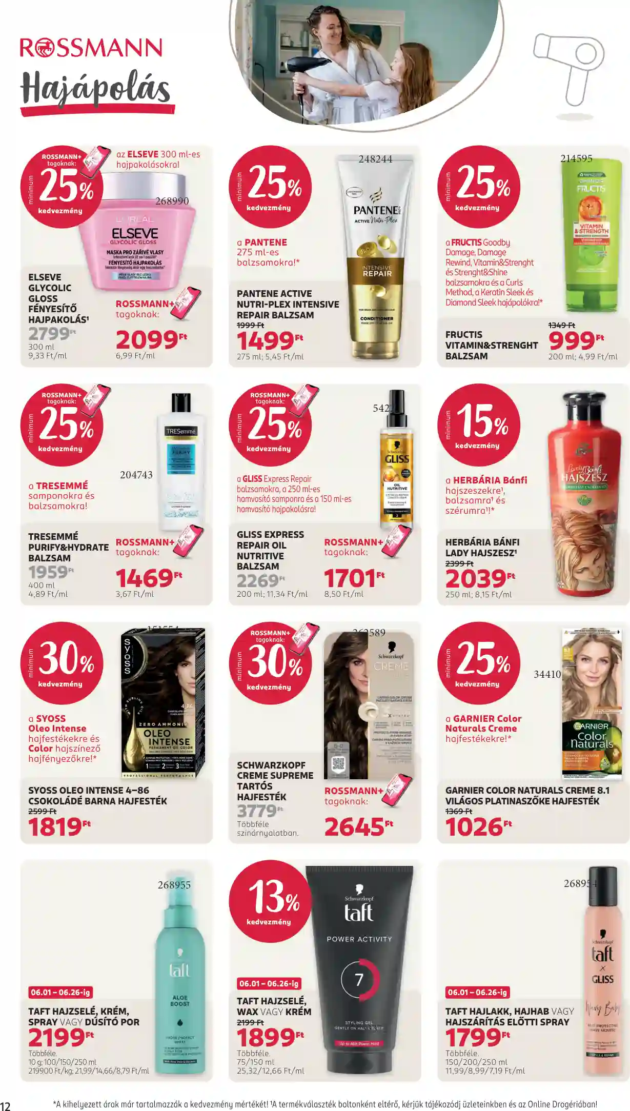 Rossmann akciós újság 25. hét (6 oldal)