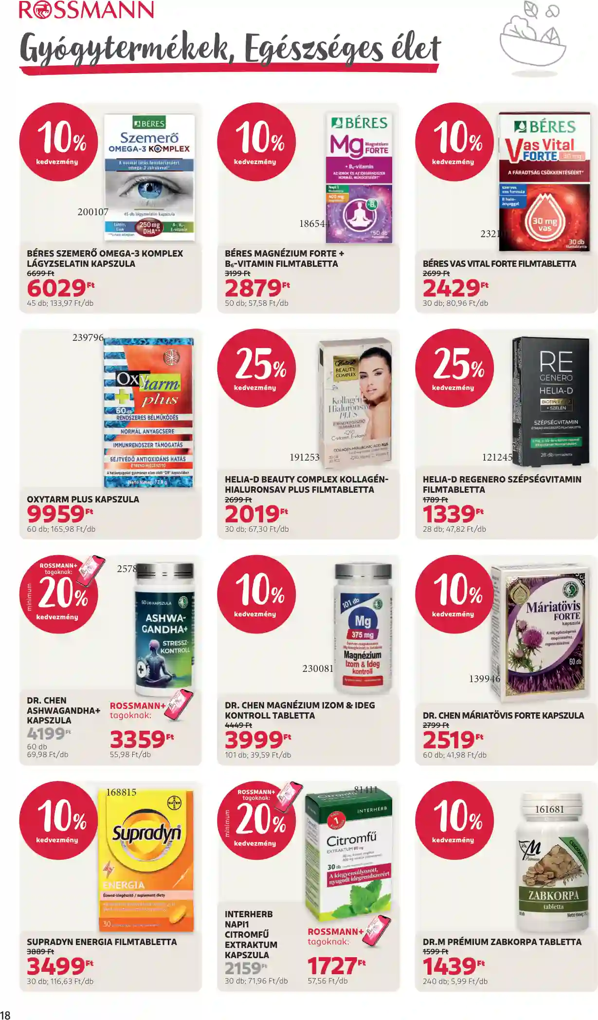 Rossmann akciós újság 25. hét (12 oldal)