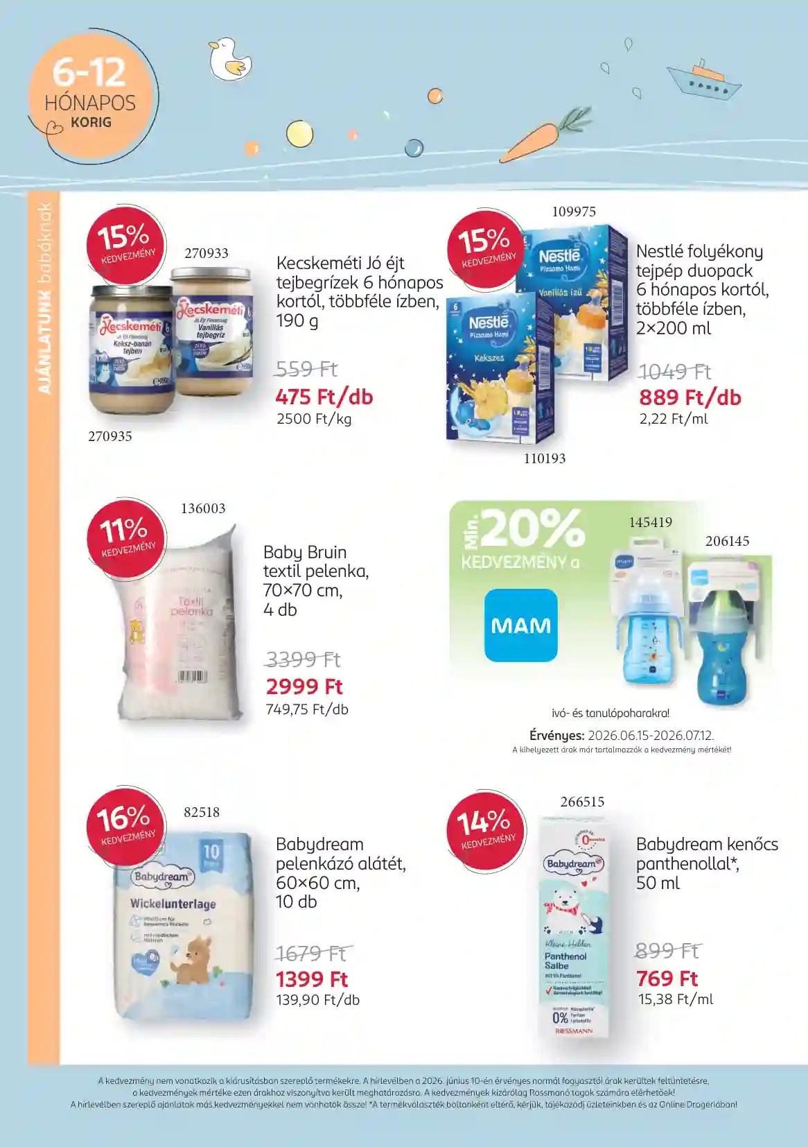Rossmann akciós újság 25. hét (12 oldal)