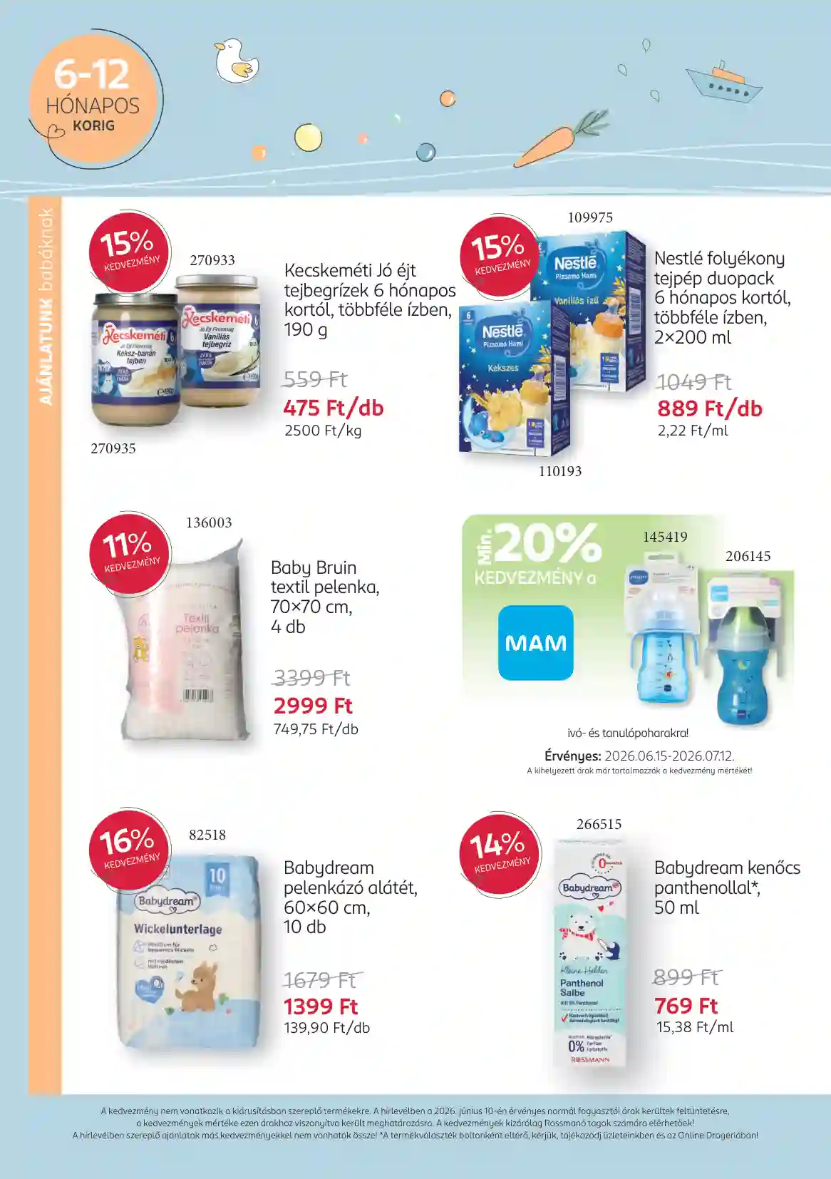Rossmann akciós újság 25. hét (12 oldal)