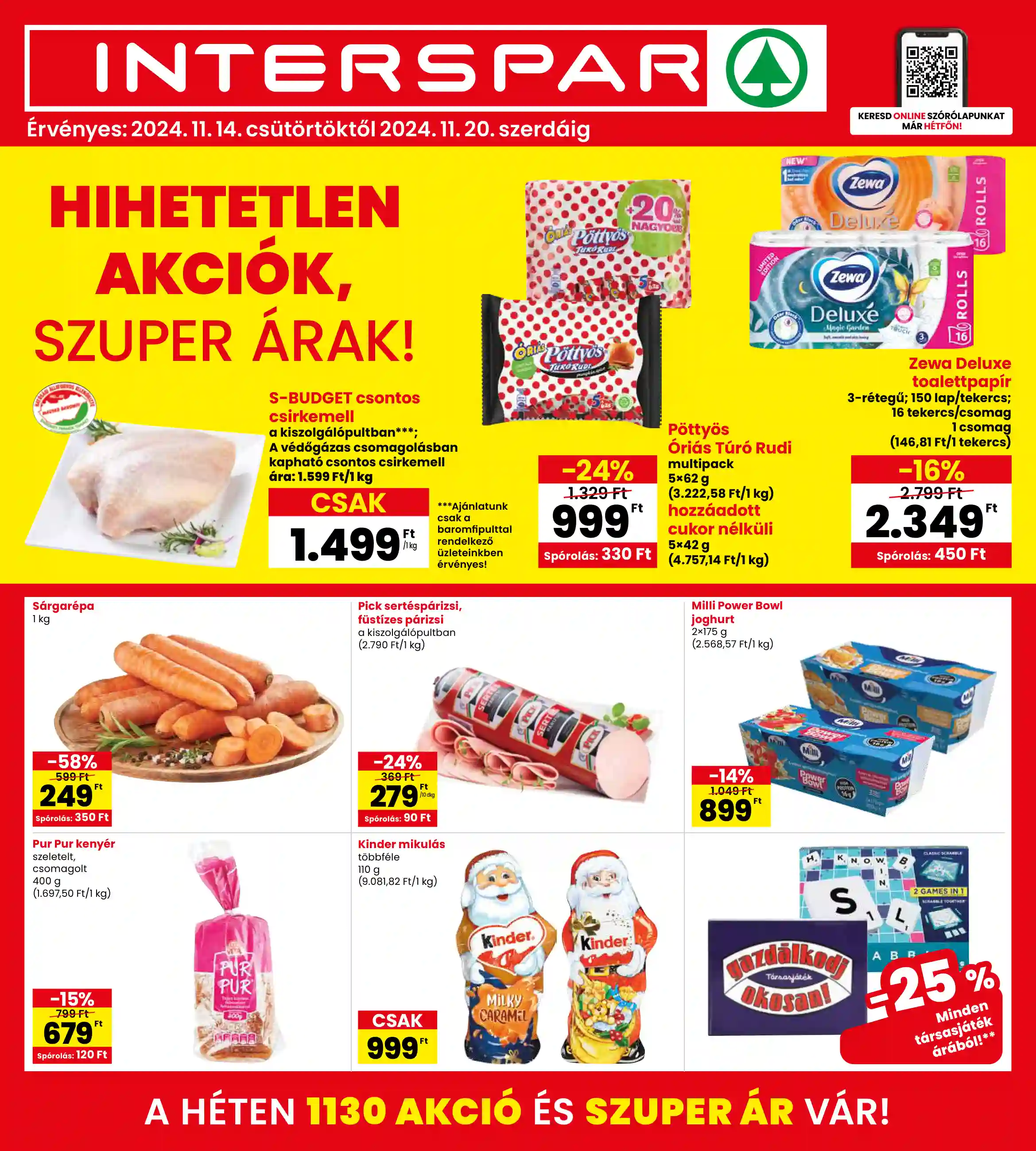 Spar akciós újság 46. hét (interspar) (1 oldal)