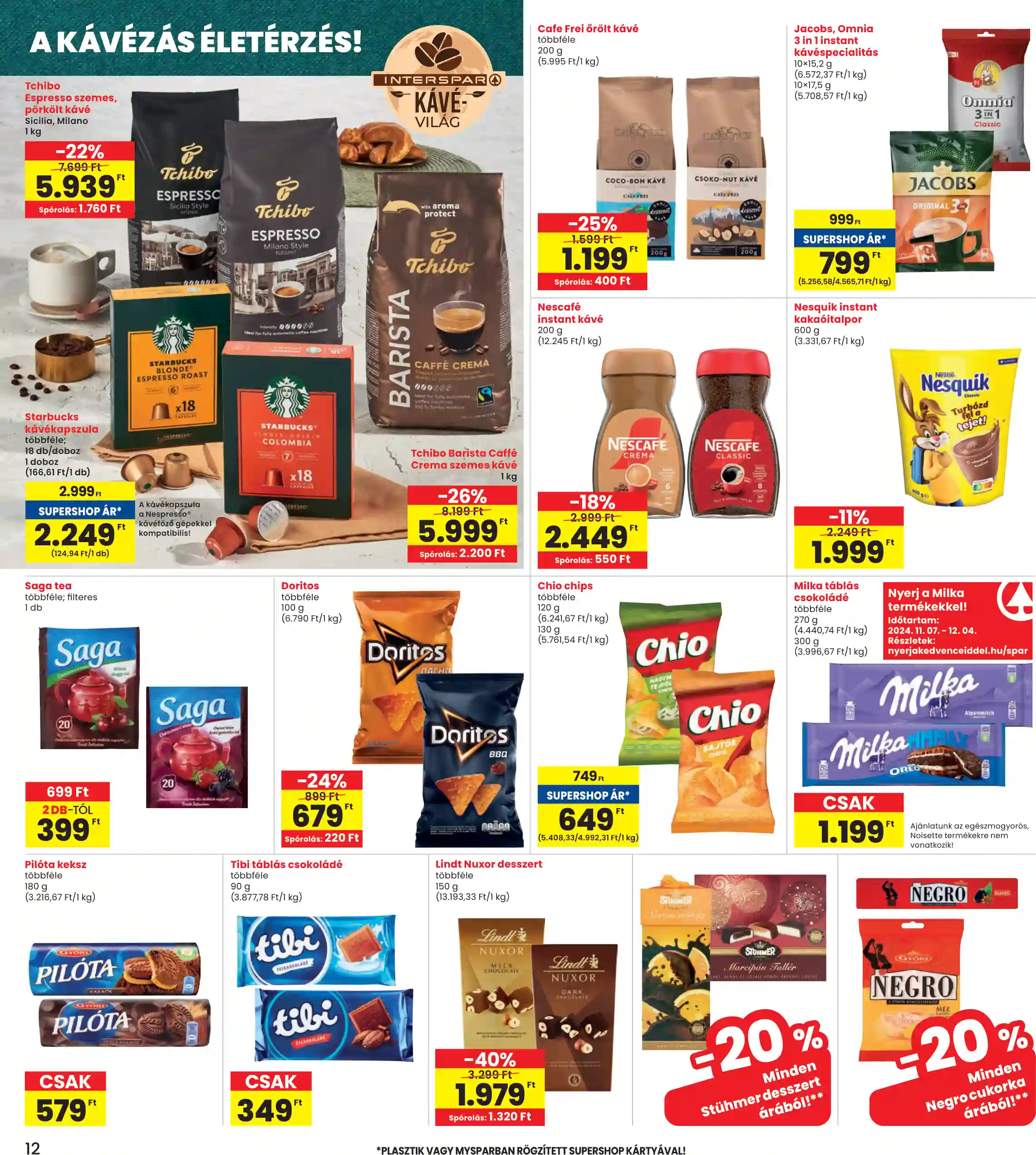 Spar akciós újság 46. hét (interspar) (4 oldal)
