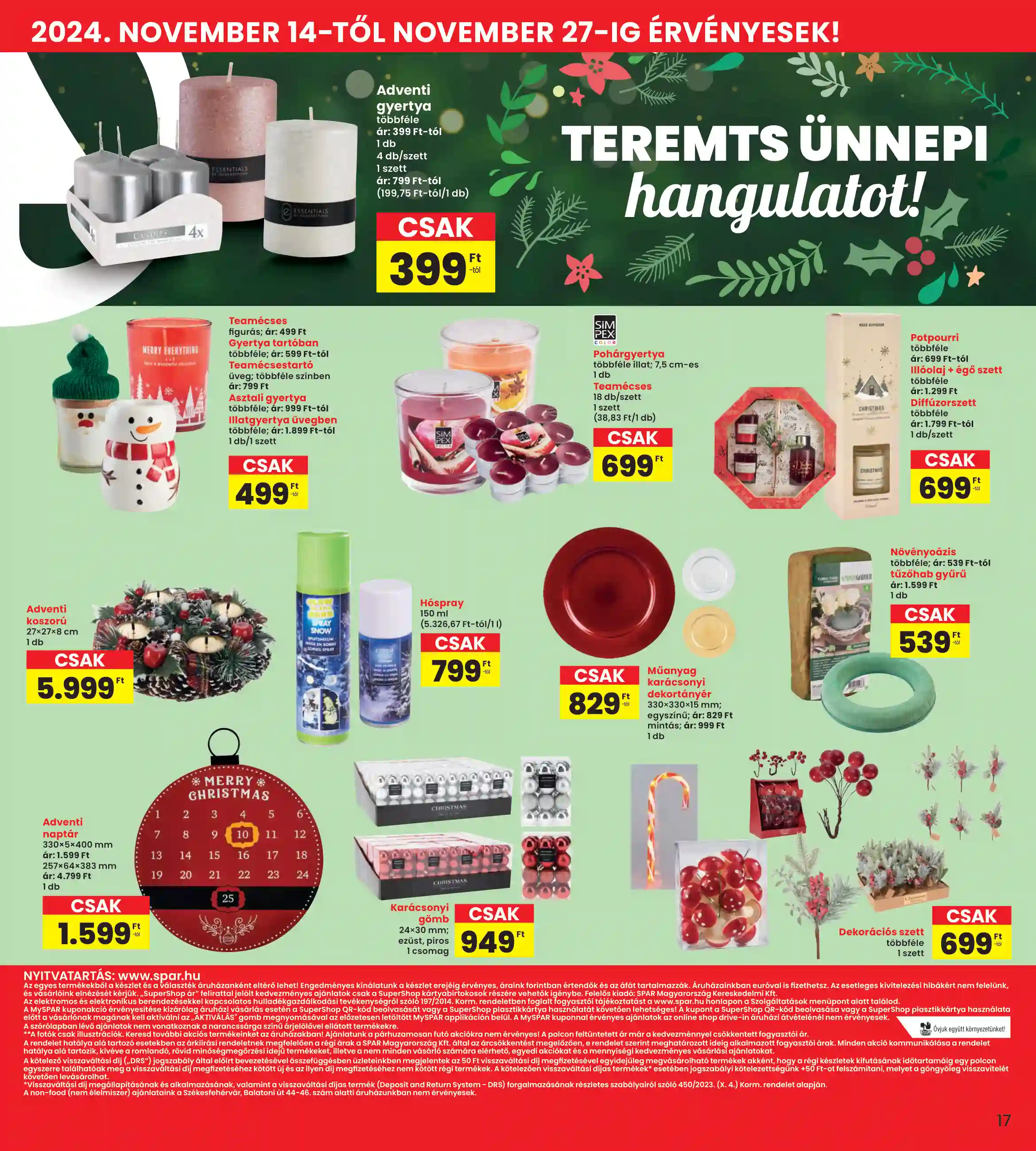 Spar akciós újság 46. hét (interspar) (9 oldal)