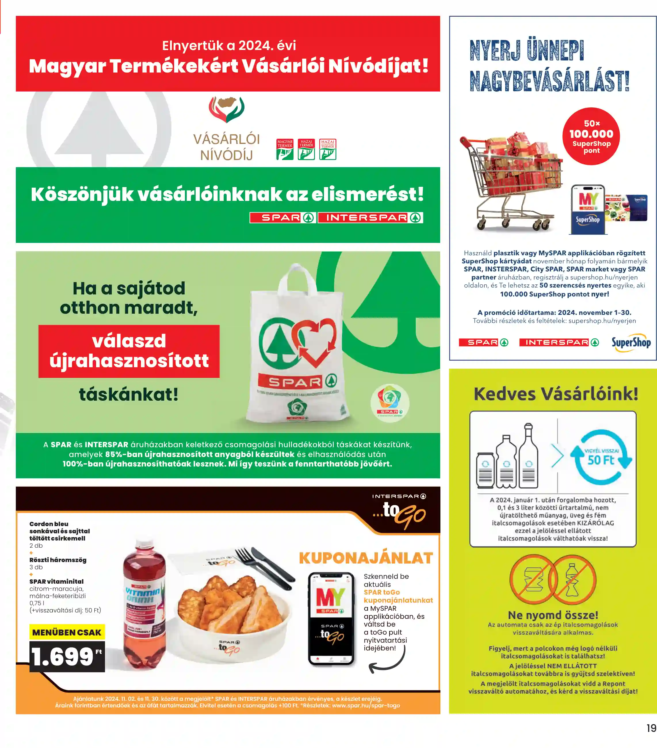 Spar akciós újság 46. hét (interspar) (11 oldal)